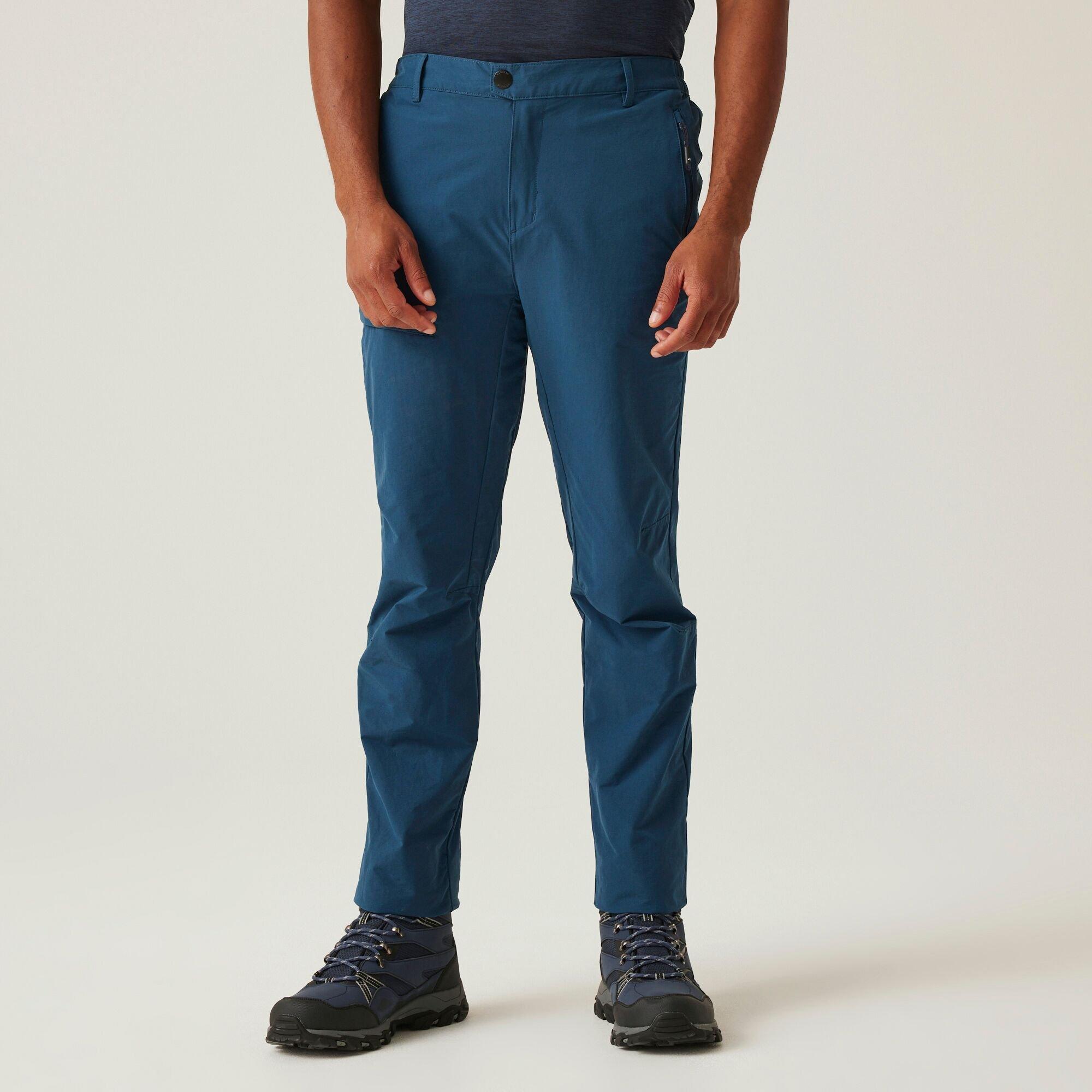 Regatta Men's Highton Ii Water-Repellent Trousers - Moonlight Denim - 38 S