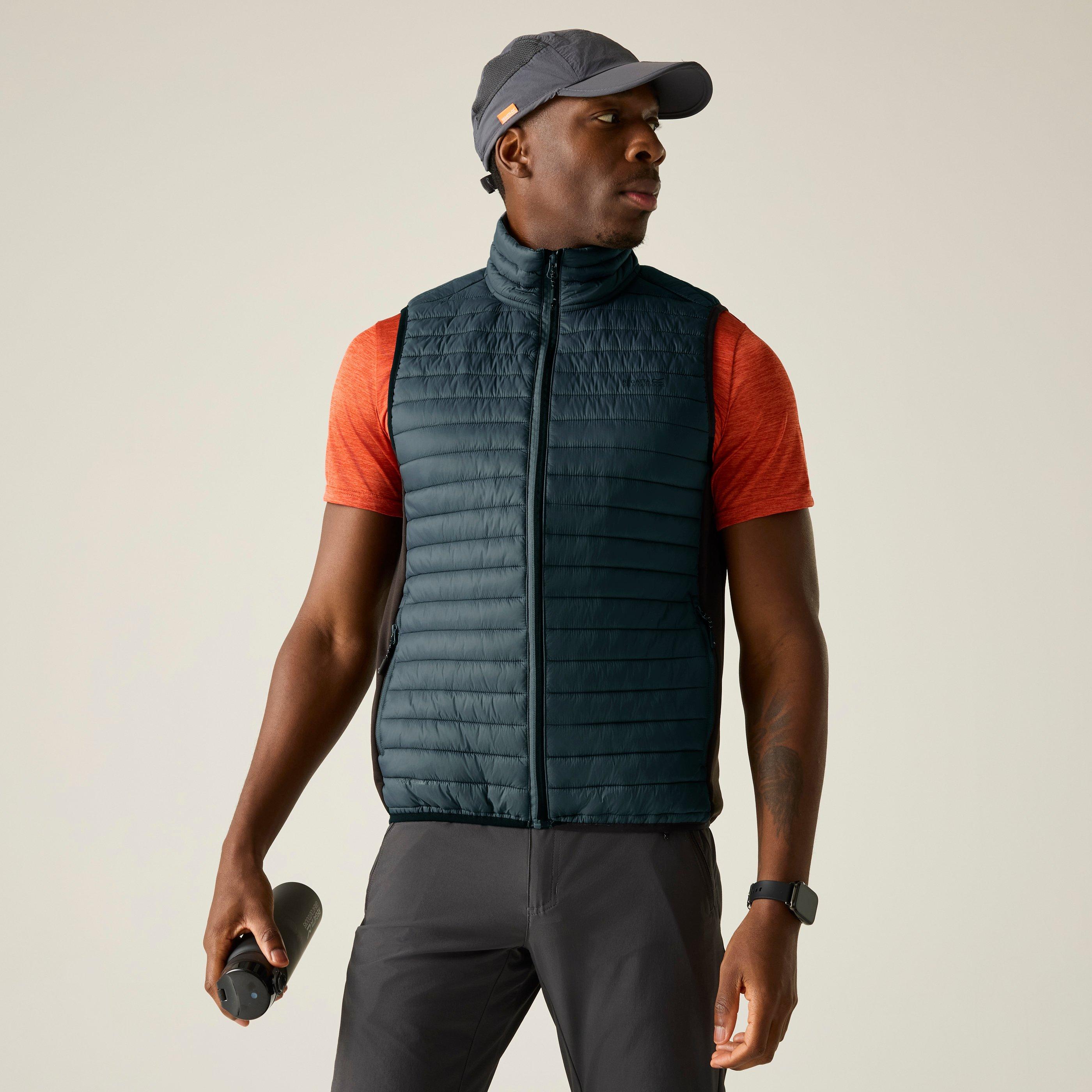 Regatta Men's Andreson Hybrid Water-Repellent Bodywarmer - Drkstrm/Blck - XXL