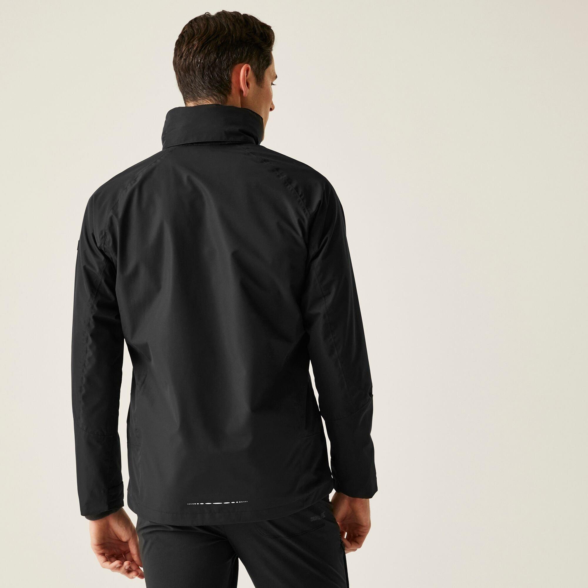 Black - Regatta - Men's Calderdale VI Isotex Waterproof Breathable Waterproof Jacket - 2