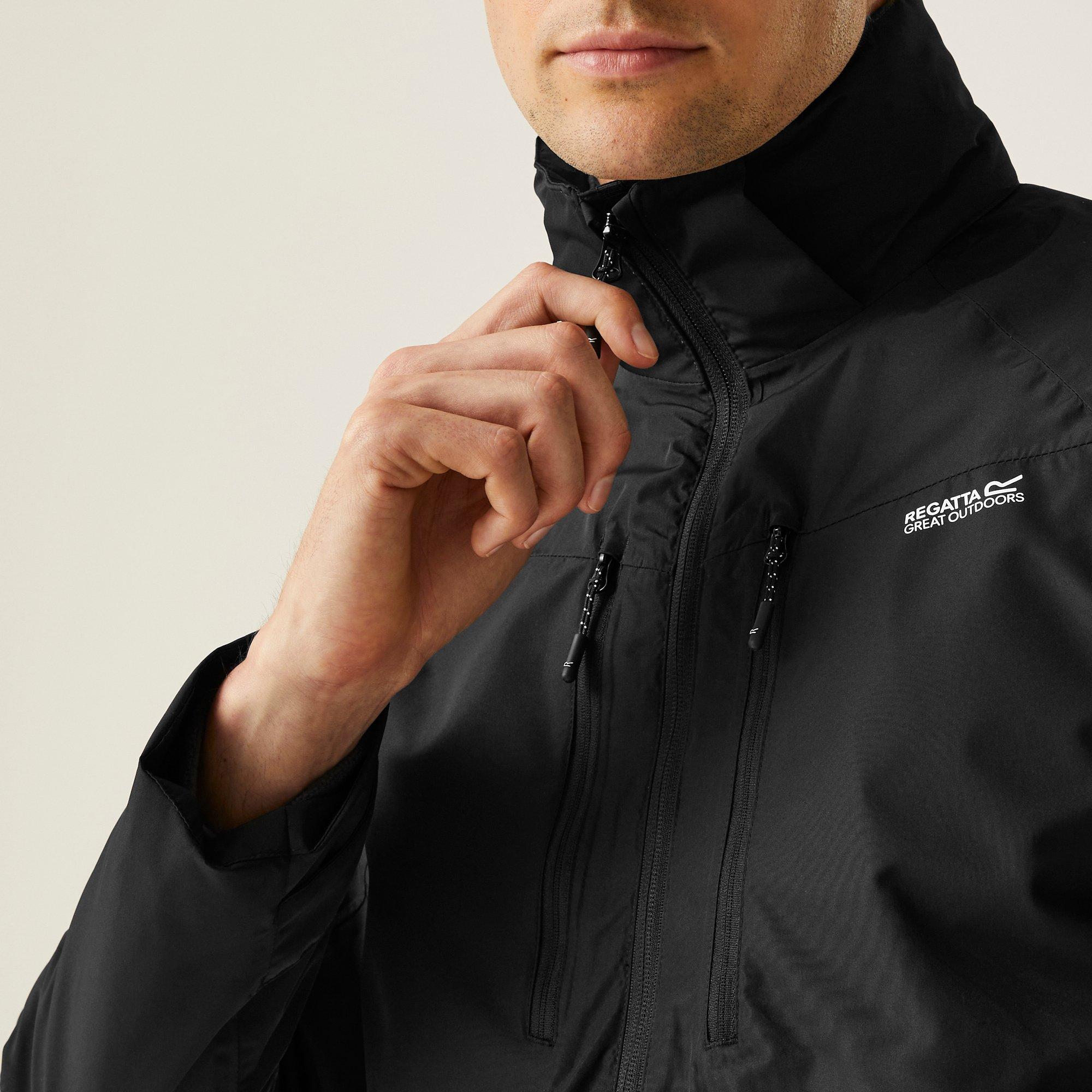 Black - Regatta - Men's Calderdale VI Isotex Waterproof Breathable Waterproof Jacket - 8