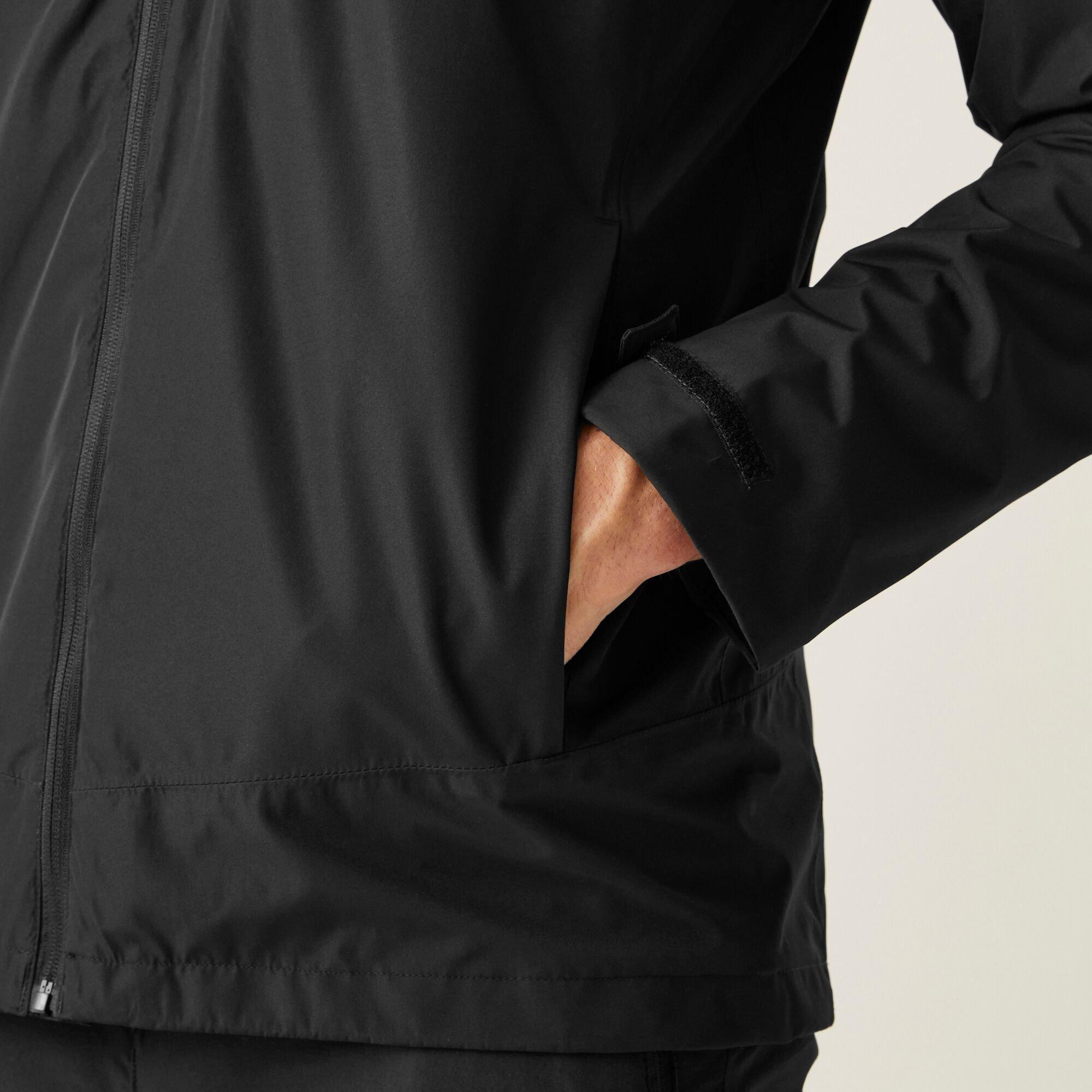 Black - Regatta - Men's Calderdale VI Isotex Waterproof Breathable Waterproof Jacket - 9