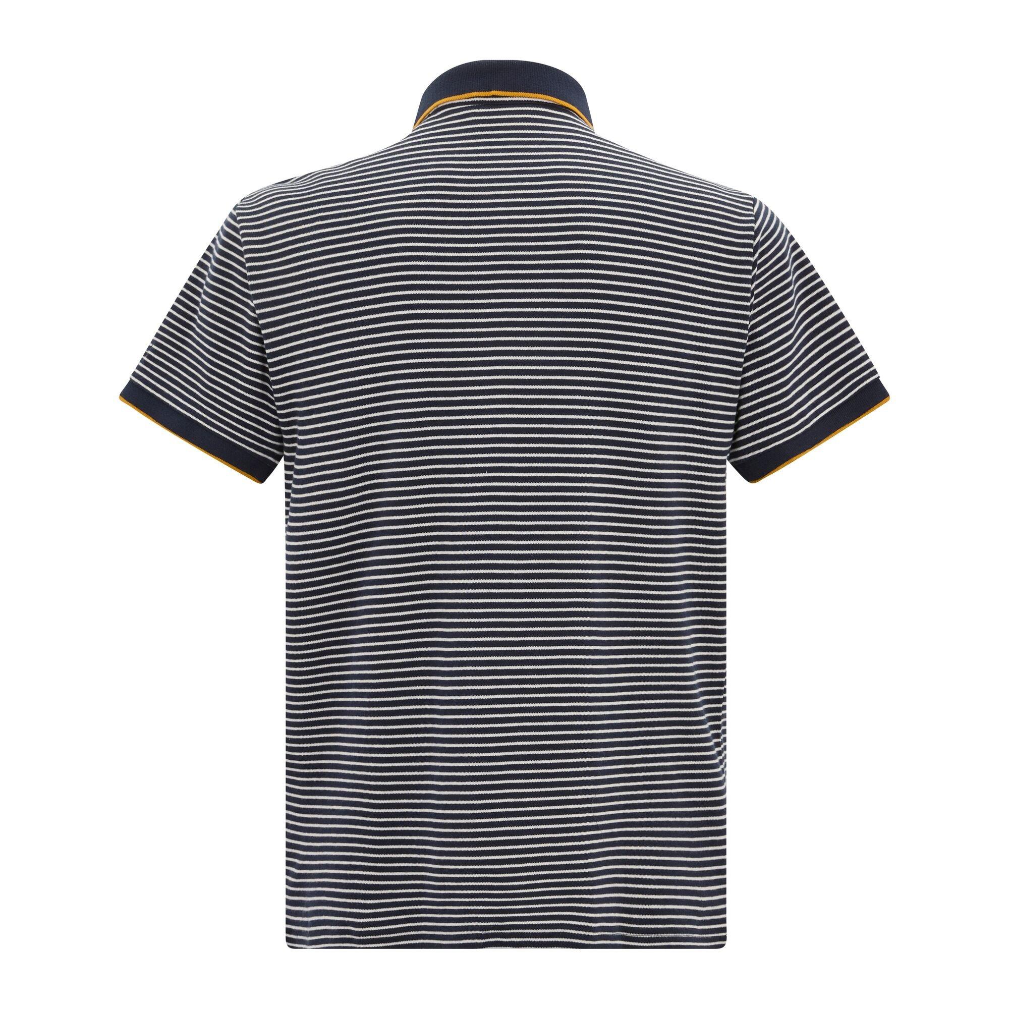 Navy/Stone Whit - Regatta - Mens Tiver Breathable Polo Shirts - 6