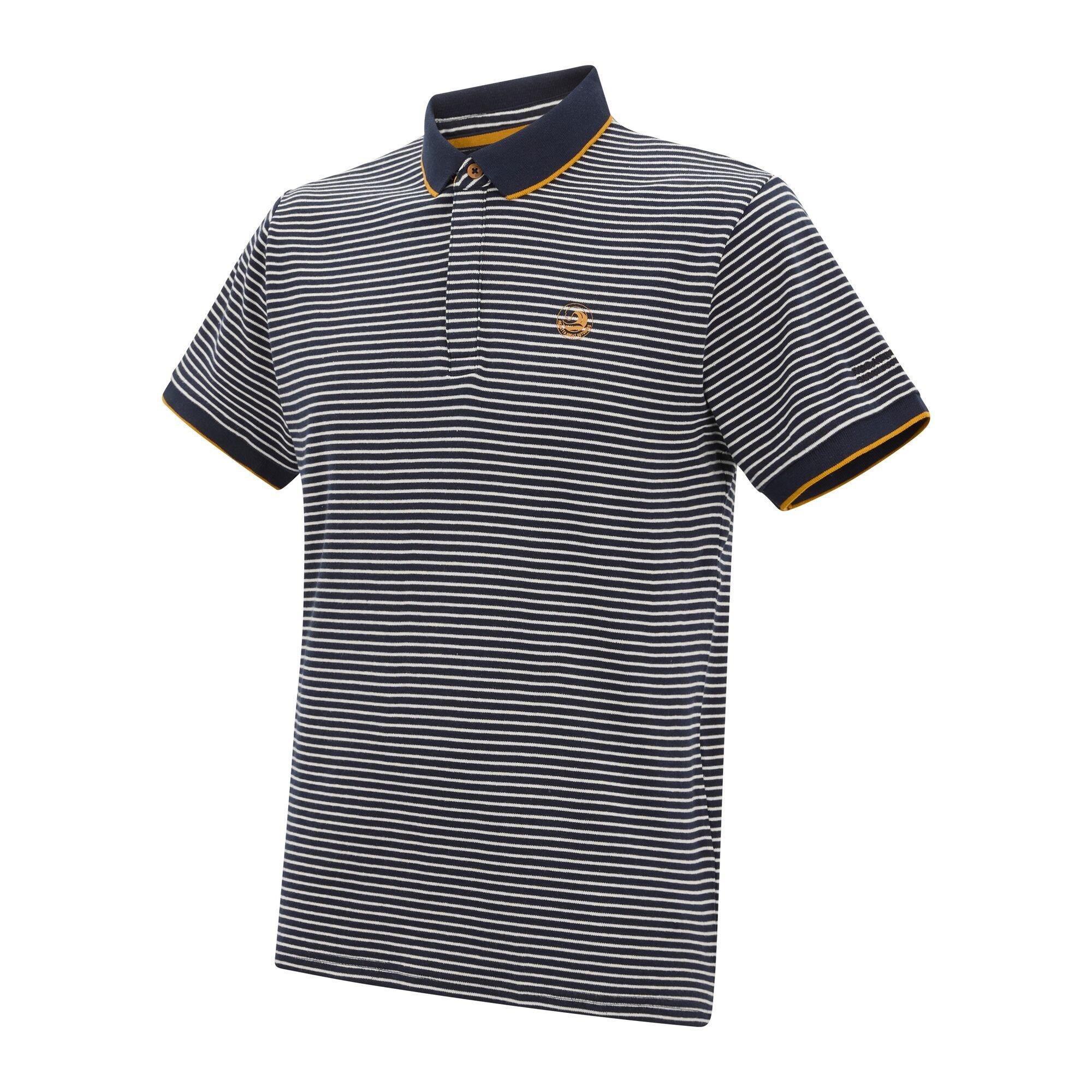 Navy/Stone Whit - Regatta - Mens Tiver Breathable Polo Shirts - 7