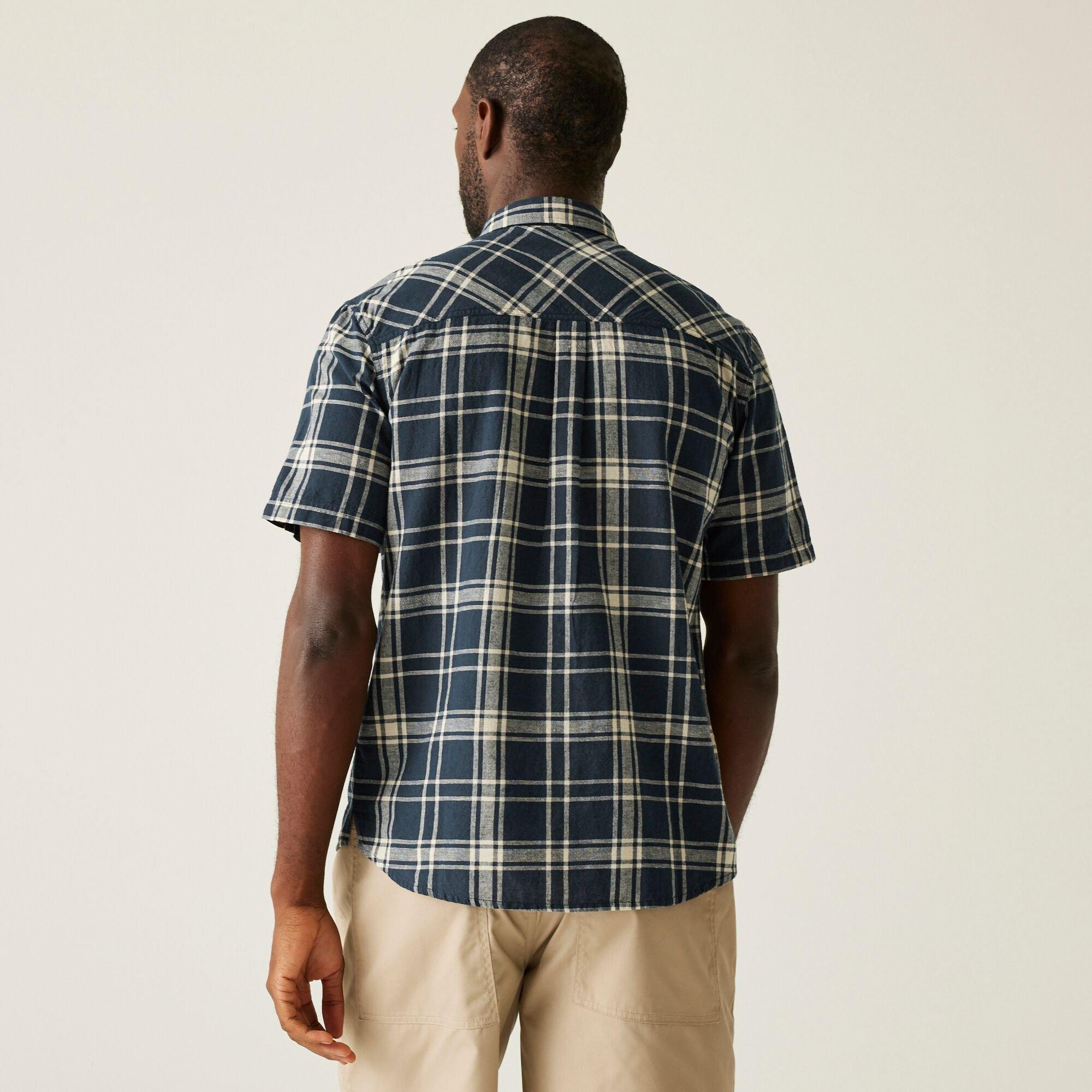 Navycheck - Regatta - Men's Loran Long-Sleeve Plain Shirt - 2