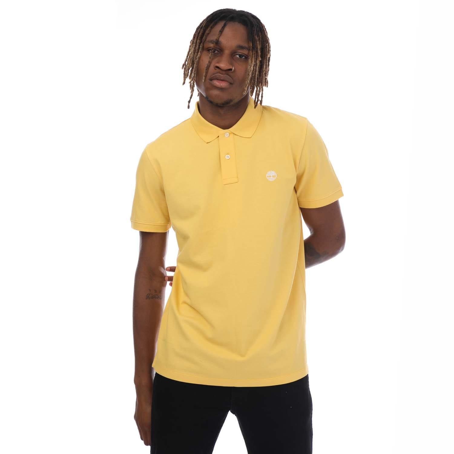 Timberland Men's Millers River Pique Polo Shirt - Yellow - S