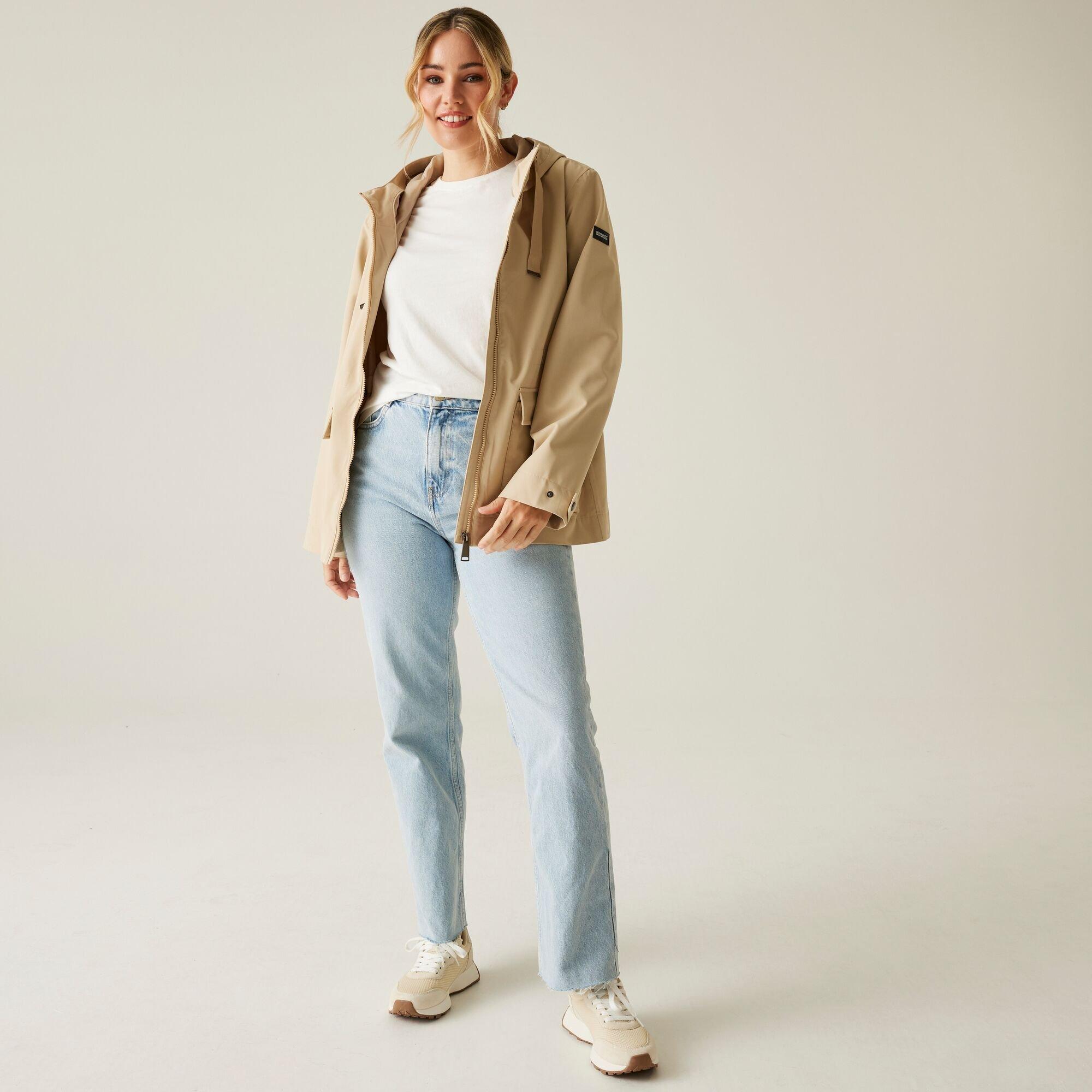 White Pepper - Regatta - Women's Otilie Isotex Waterproof Breathable Jacket - 3