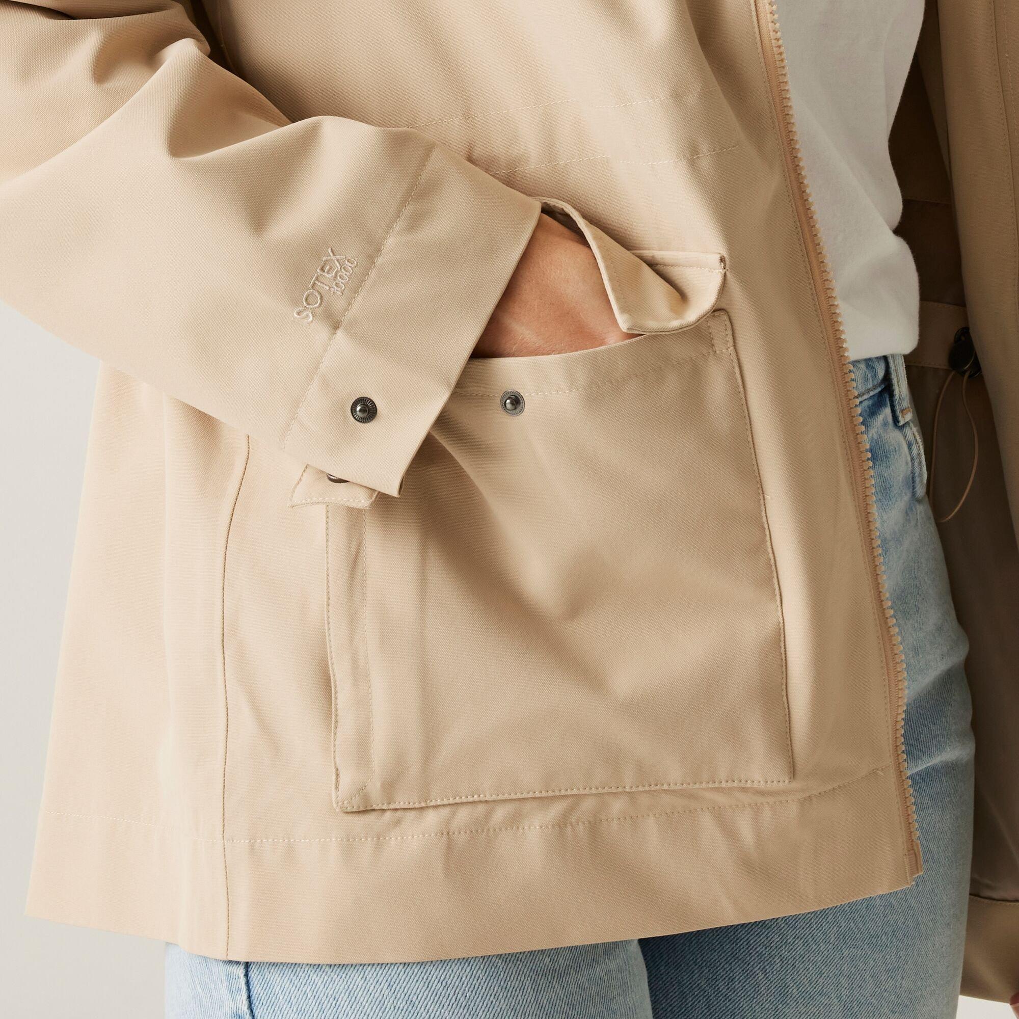 White Pepper - Regatta - Women's Otilie Isotex Waterproof Breathable Jacket - 4