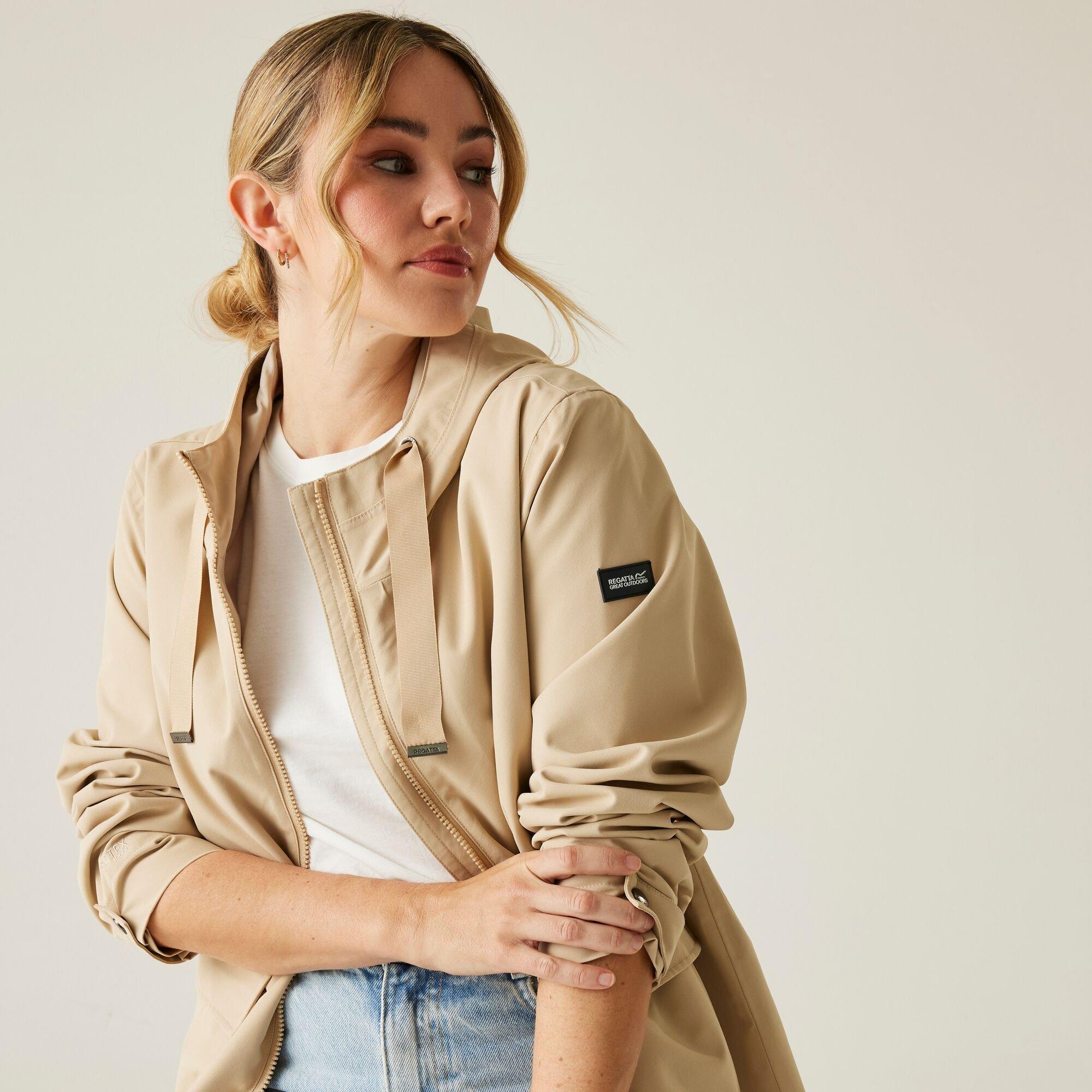 White Pepper - Regatta - Women's Otilie Isotex Waterproof Breathable Jacket - 9