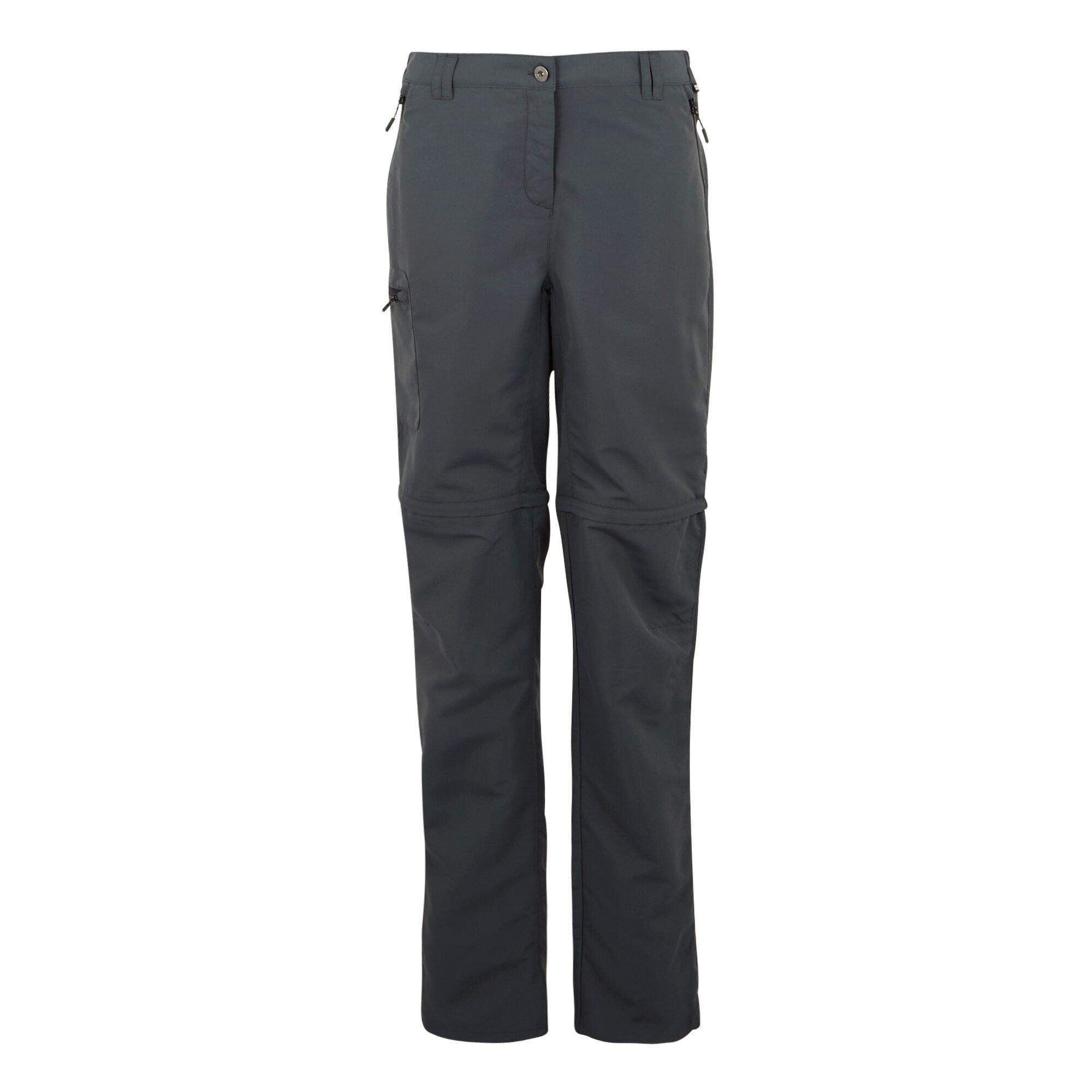 Seal Grey - Regatta - Women's Chaska III Walking Trousers - 5