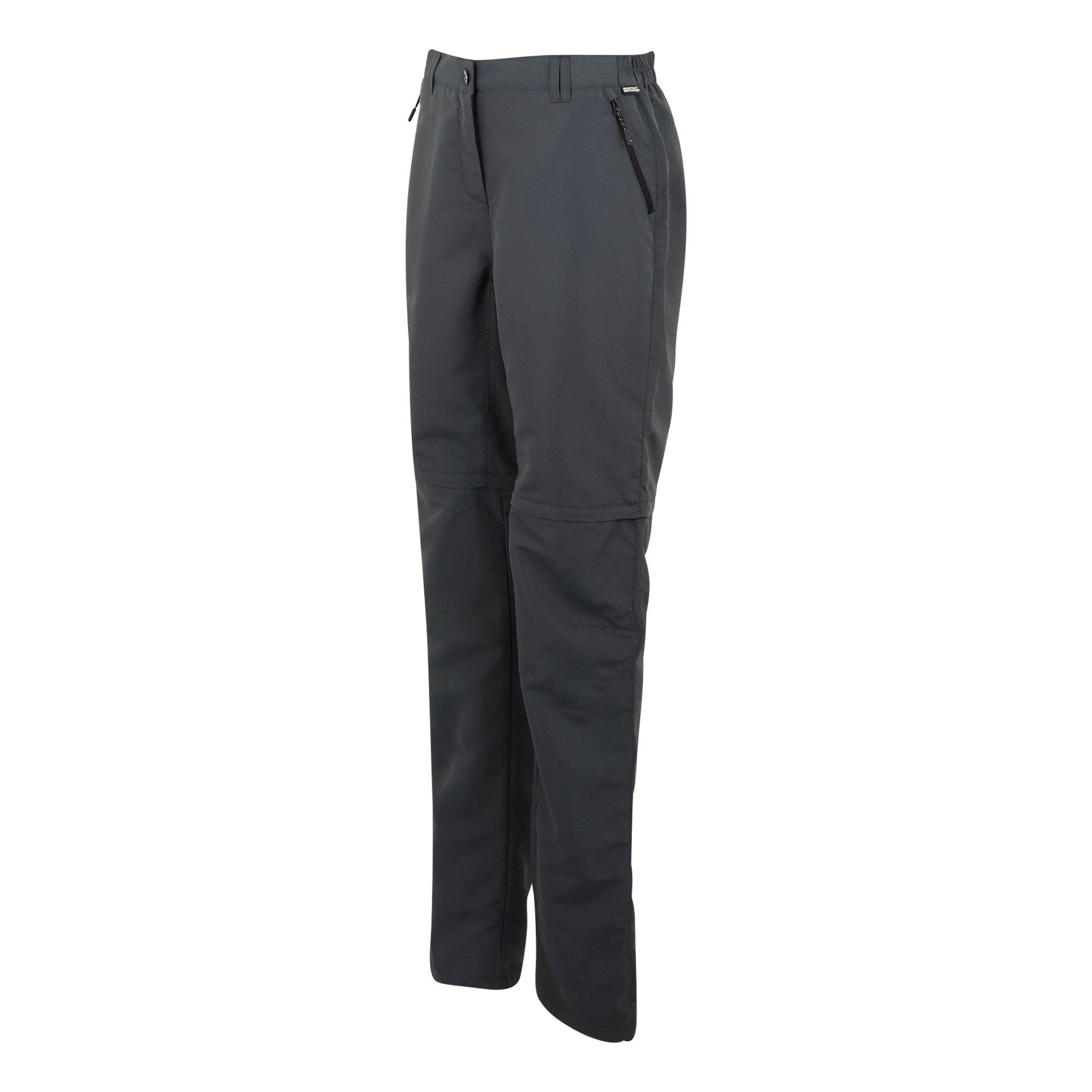 Seal Grey - Regatta - Women's Chaska III Walking Trousers - 9