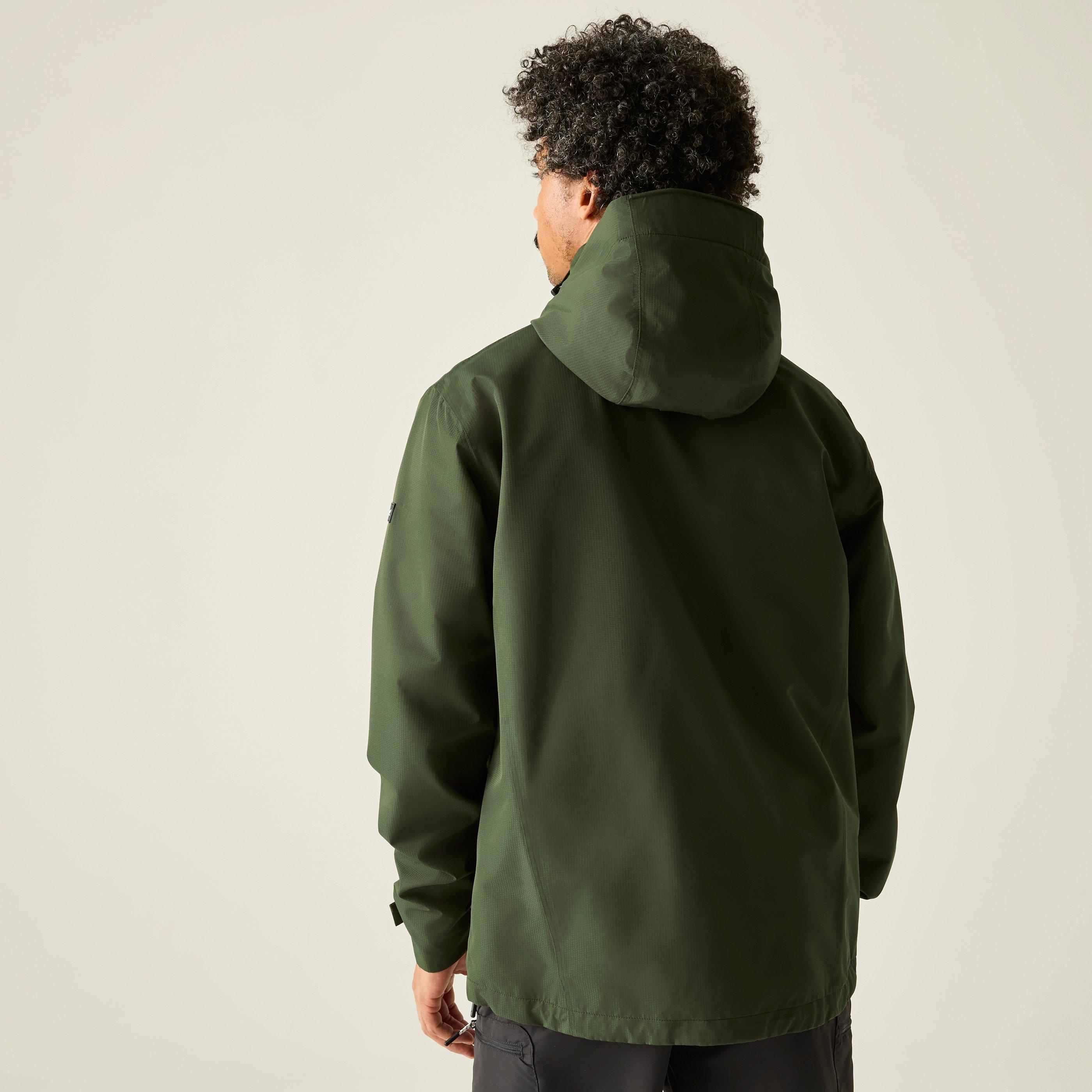 Dark Khaki - Regatta - Mens Oakhowe Waterproof Isotex Jacket - 2