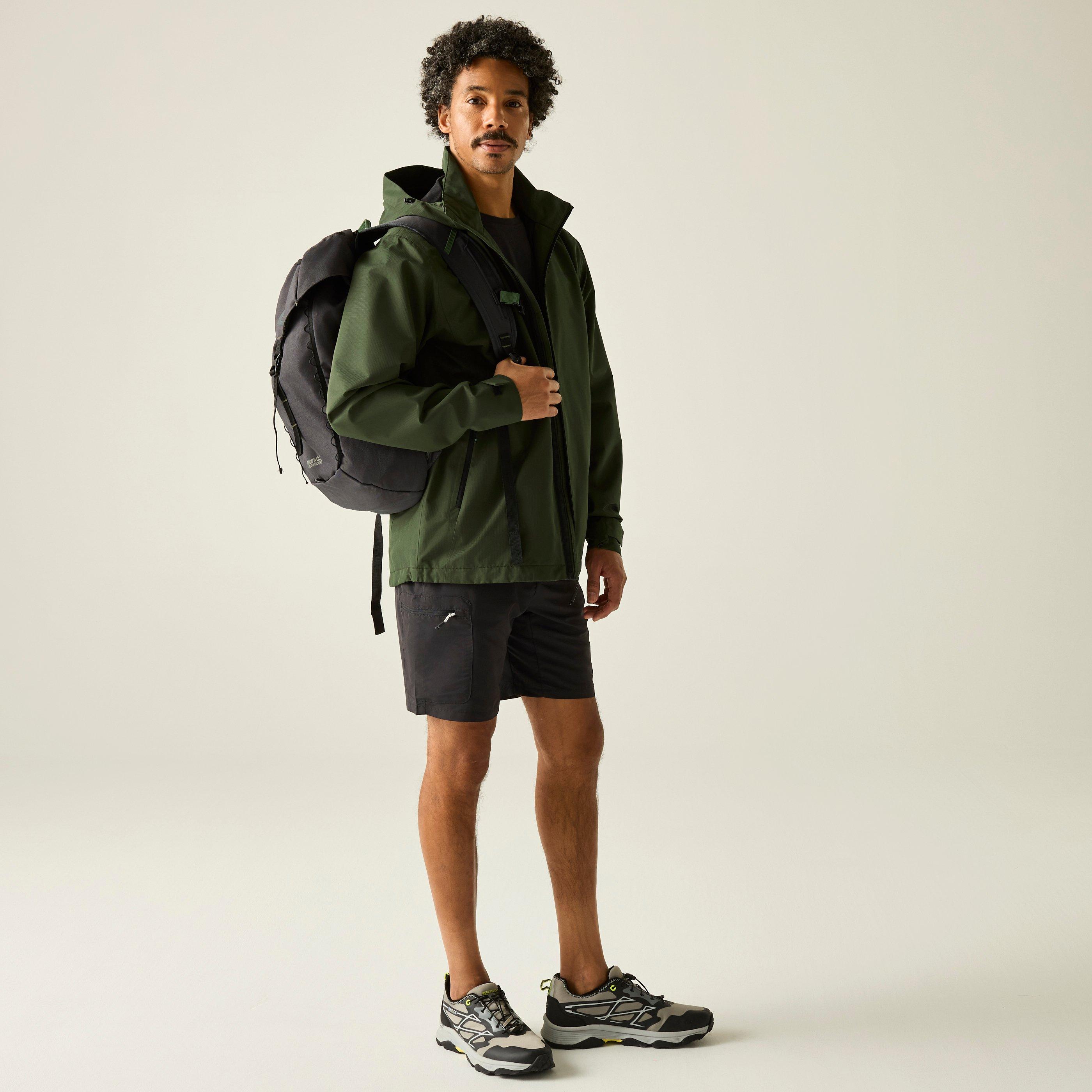 Dark Khaki - Regatta - Mens Oakhowe Waterproof Isotex Jacket - 3