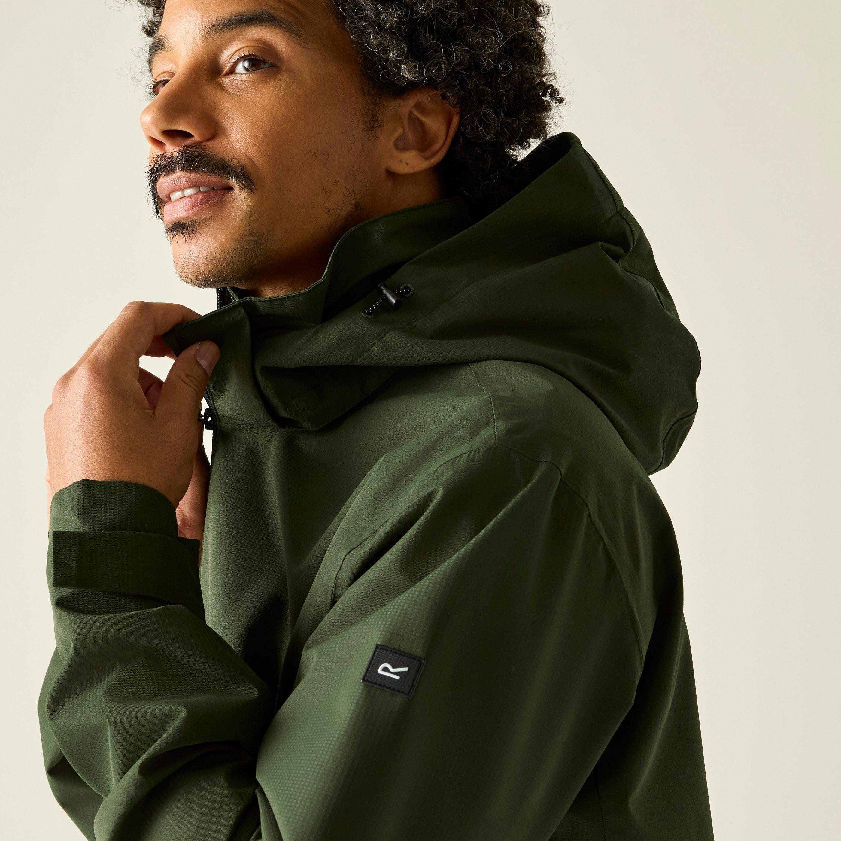 Dark Khaki - Regatta - Mens Oakhowe Waterproof Isotex Jacket - 5