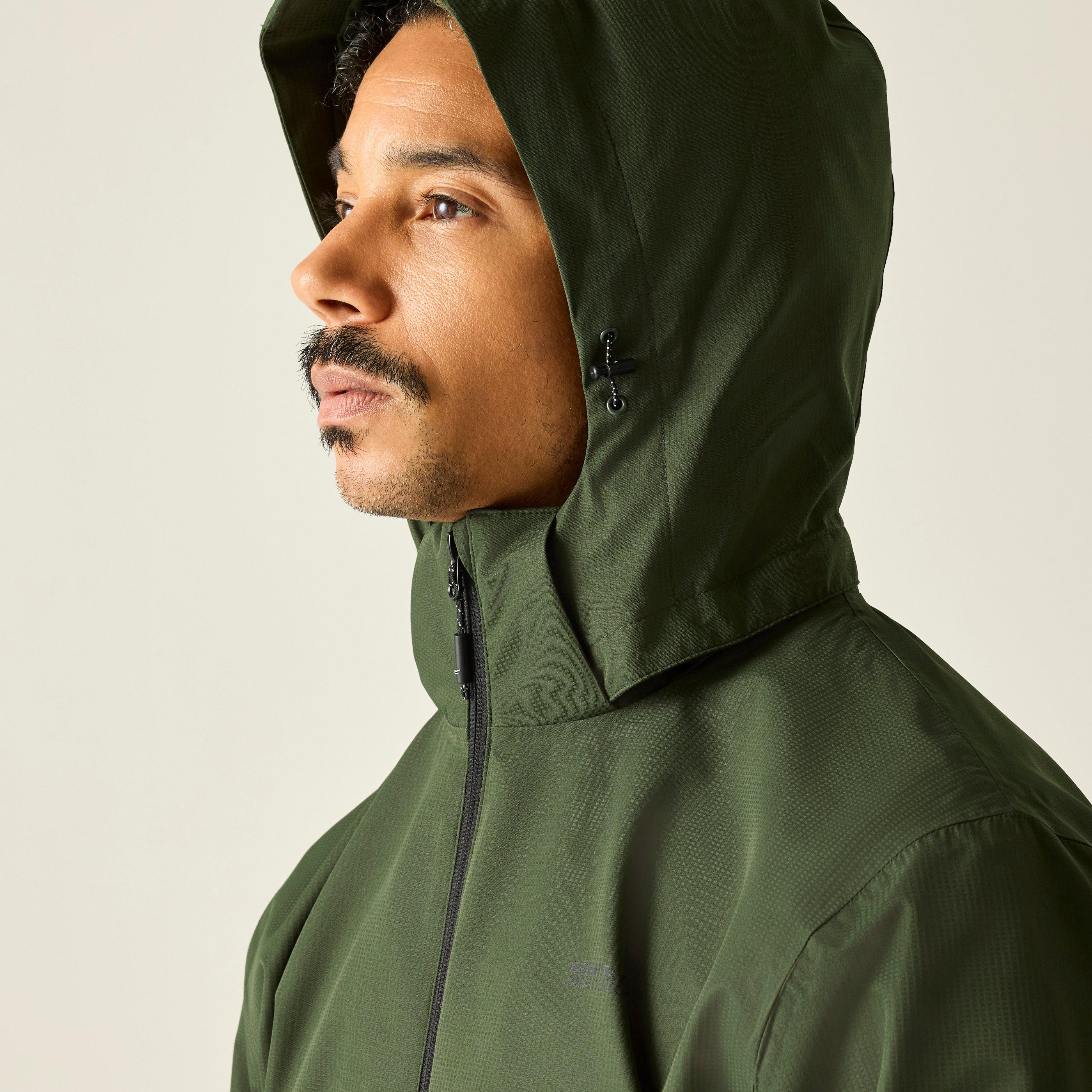 Dark Khaki - Regatta - Mens Oakhowe Waterproof Isotex Jacket - 6