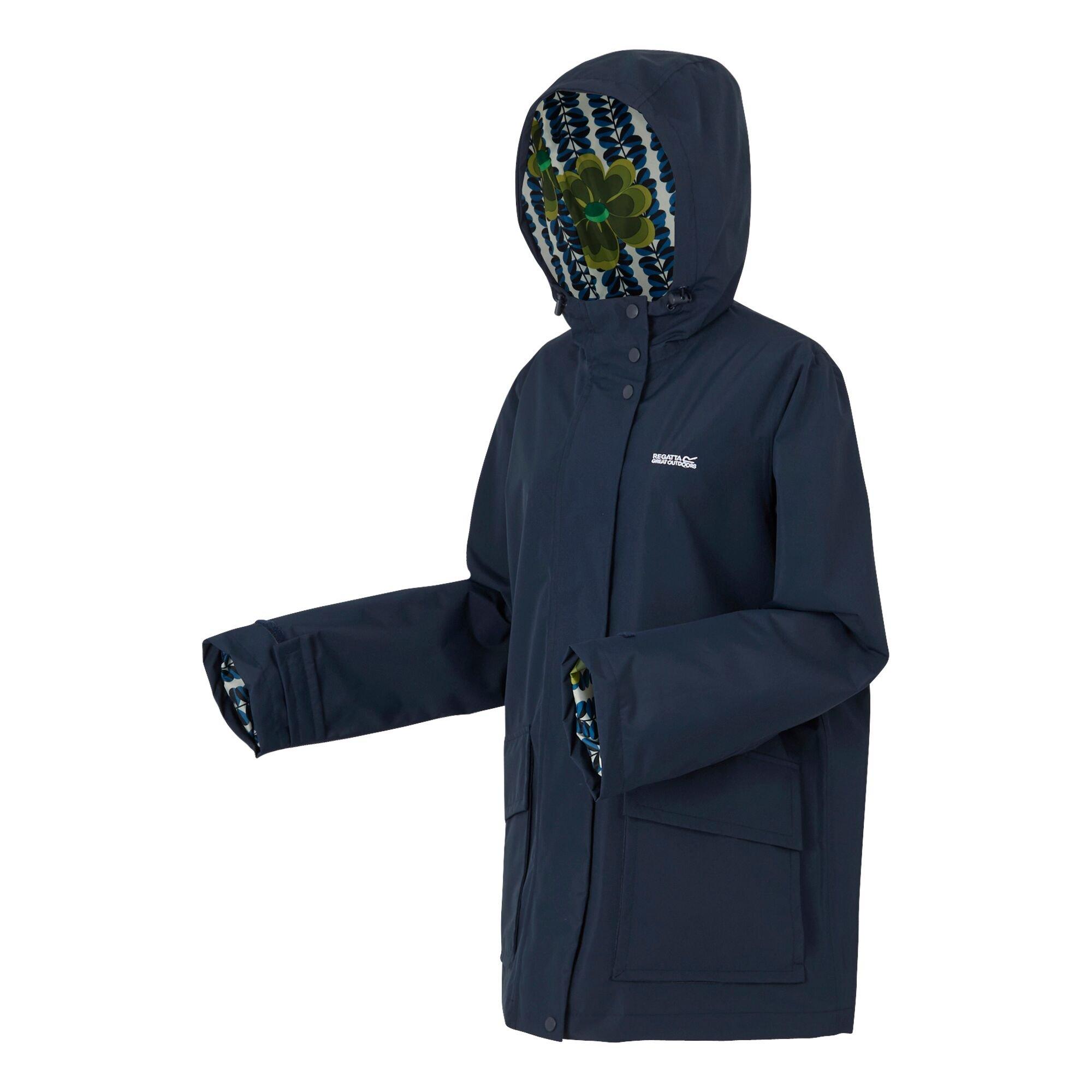 Navy (Lotus Oli - Regatta - Women's Orla Kiely Swing III Waterproof Breathable Waterproof Jacket - 11