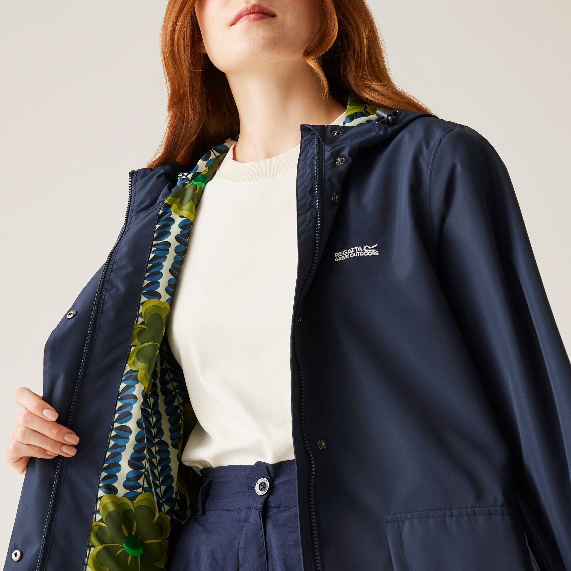 Navy (Lotus Oli - Regatta - Women's Orla Kiely Swing III Waterproof Breathable Waterproof Jacket - 4