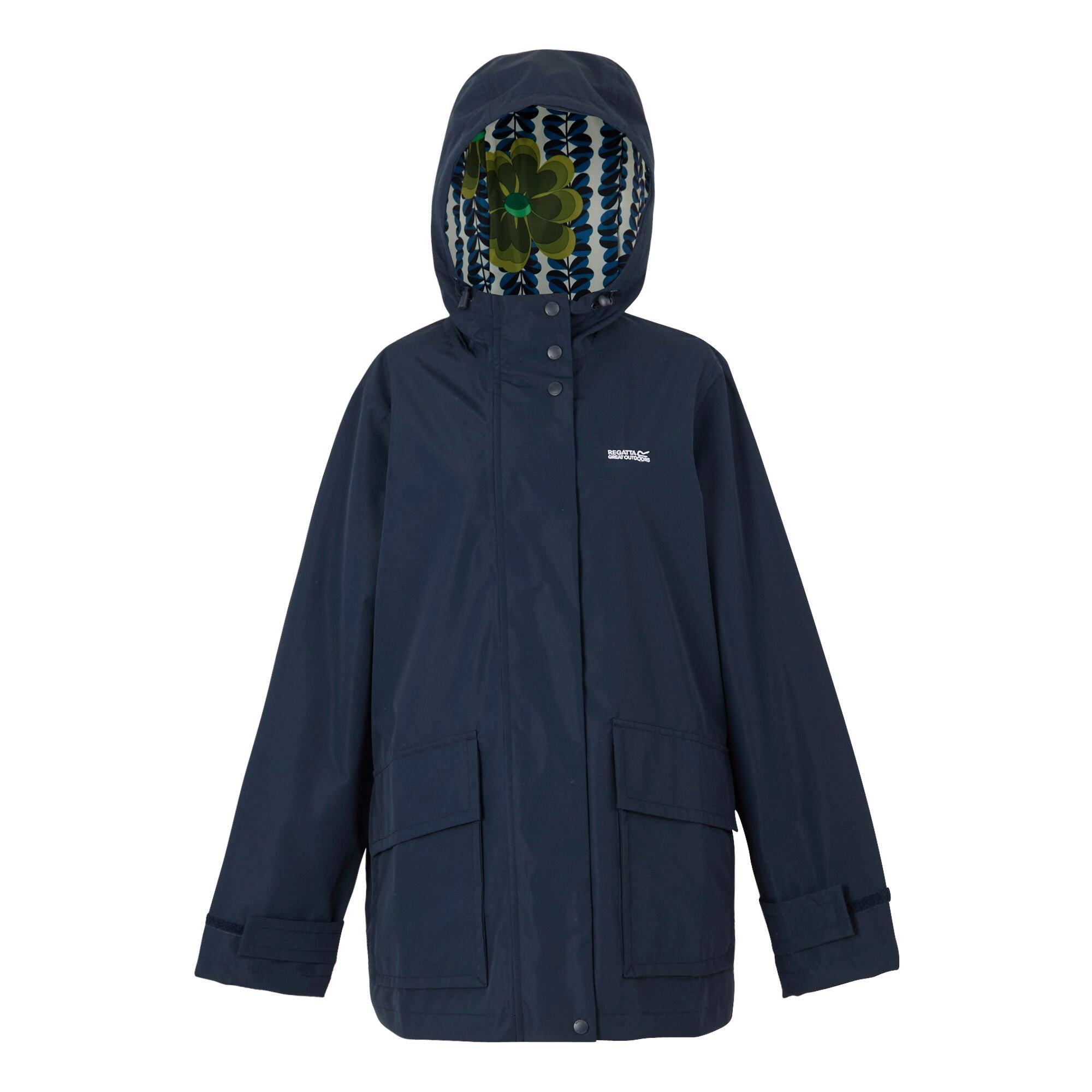 Navy (Lotus Oli - Regatta - Women's Orla Kiely Swing III Waterproof Breathable Waterproof Jacket - 9