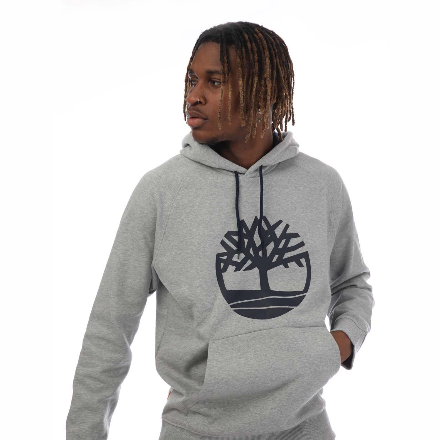 Grey Heather - Timberland - Kennebec River Tree Logo Hoody - 3