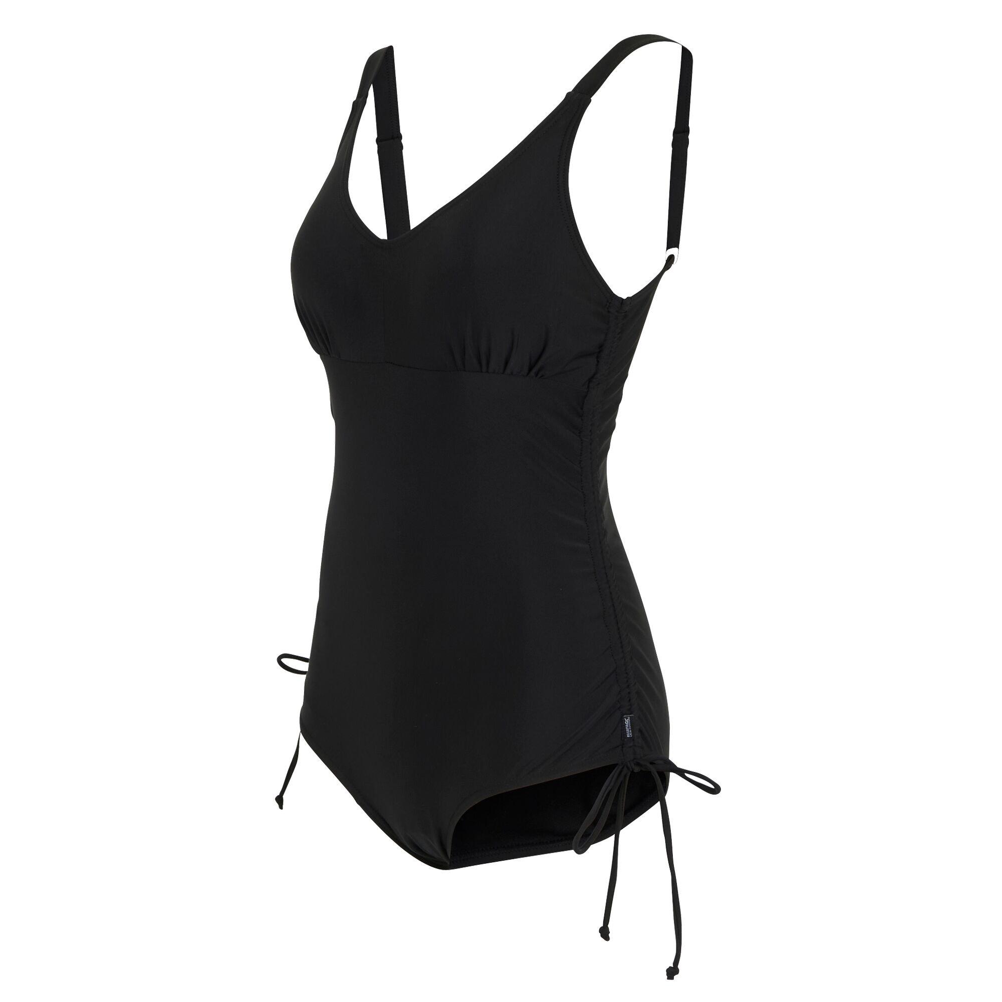 Black - Regatta - Women's Alinae UPF 50+ One Piece Swimsuit - 7