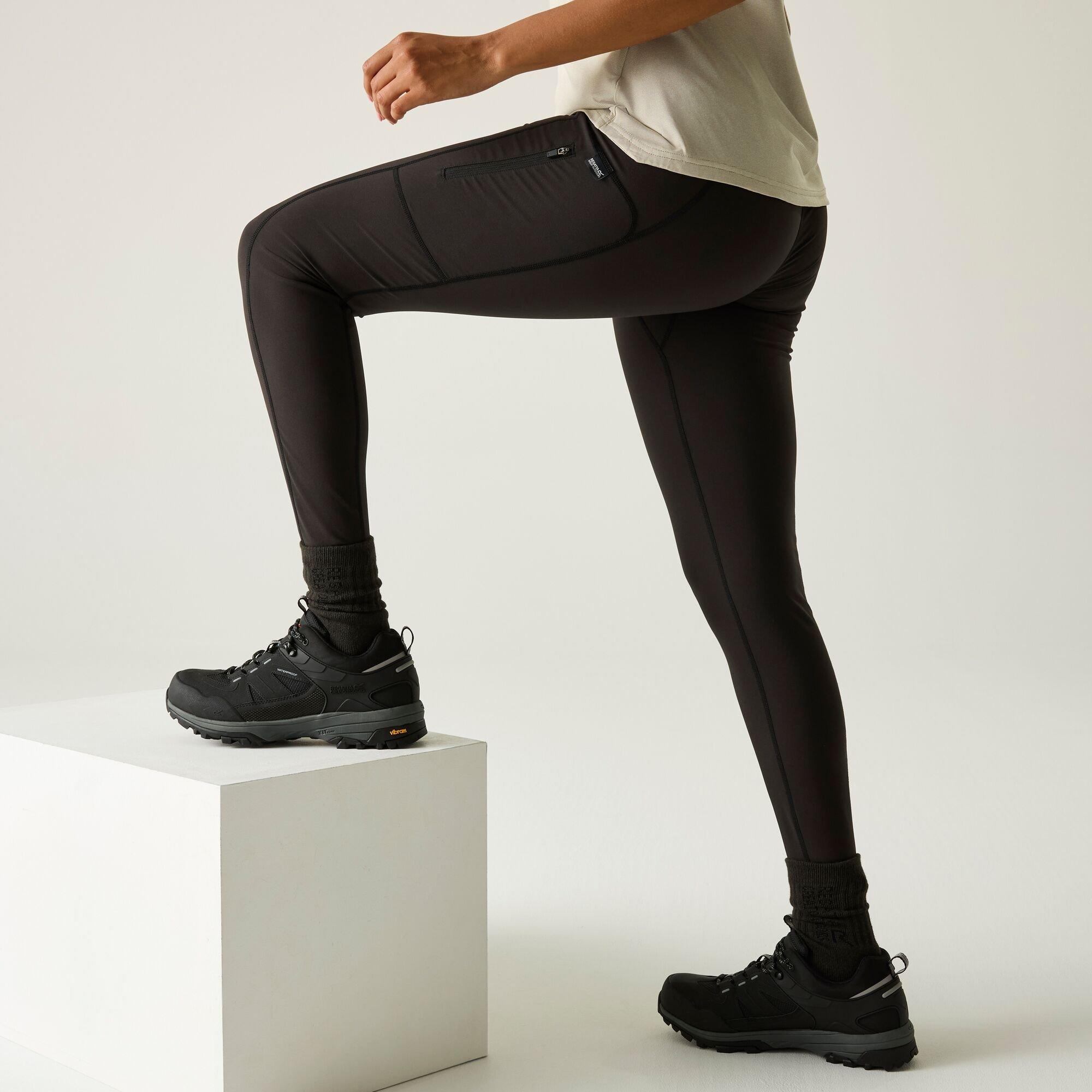 Black - Regatta - Womens Monira Hiking Water-Repellent Leggings - 1