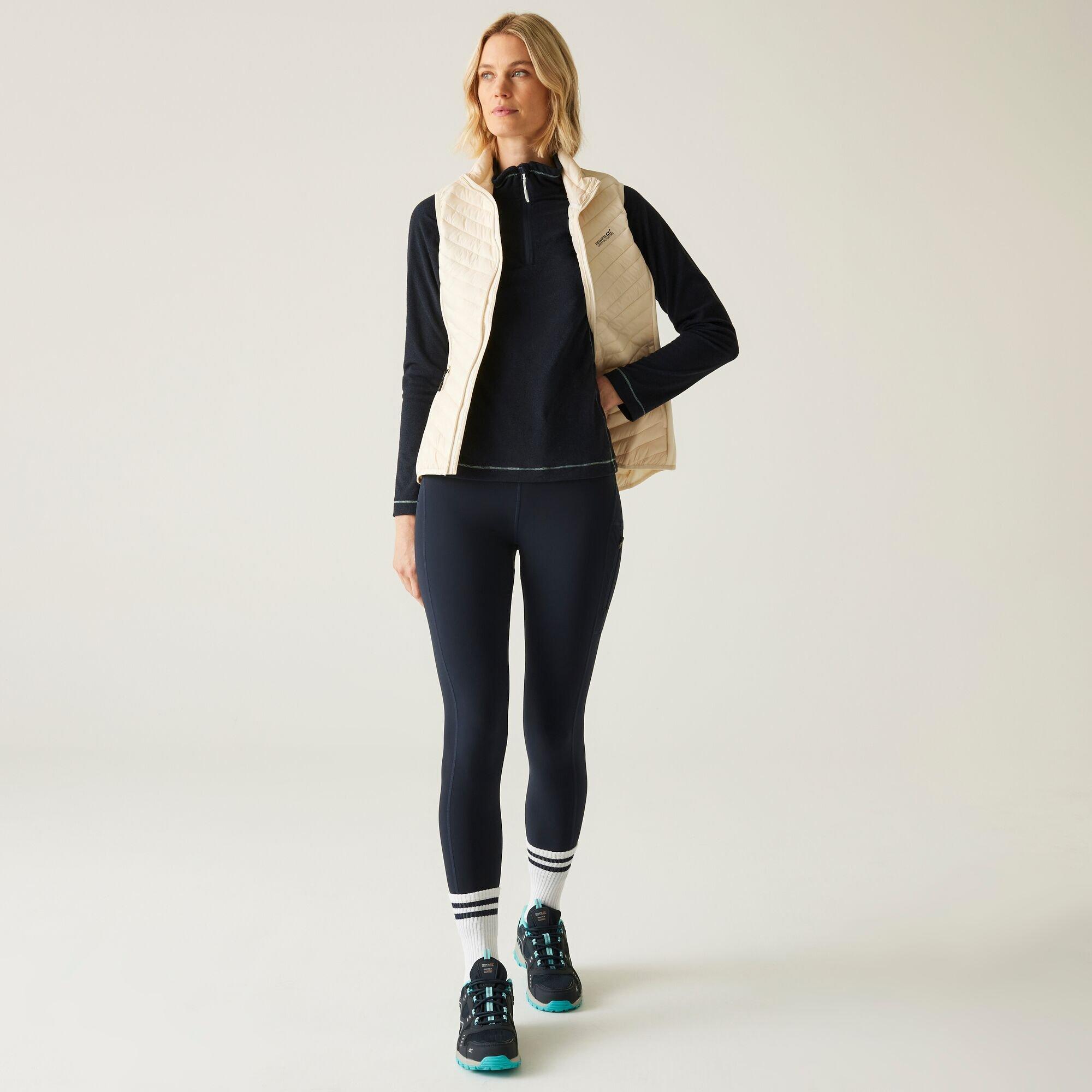 Navy - Regatta - Womens Monira Hiking Water-Repellent Leggings - 3