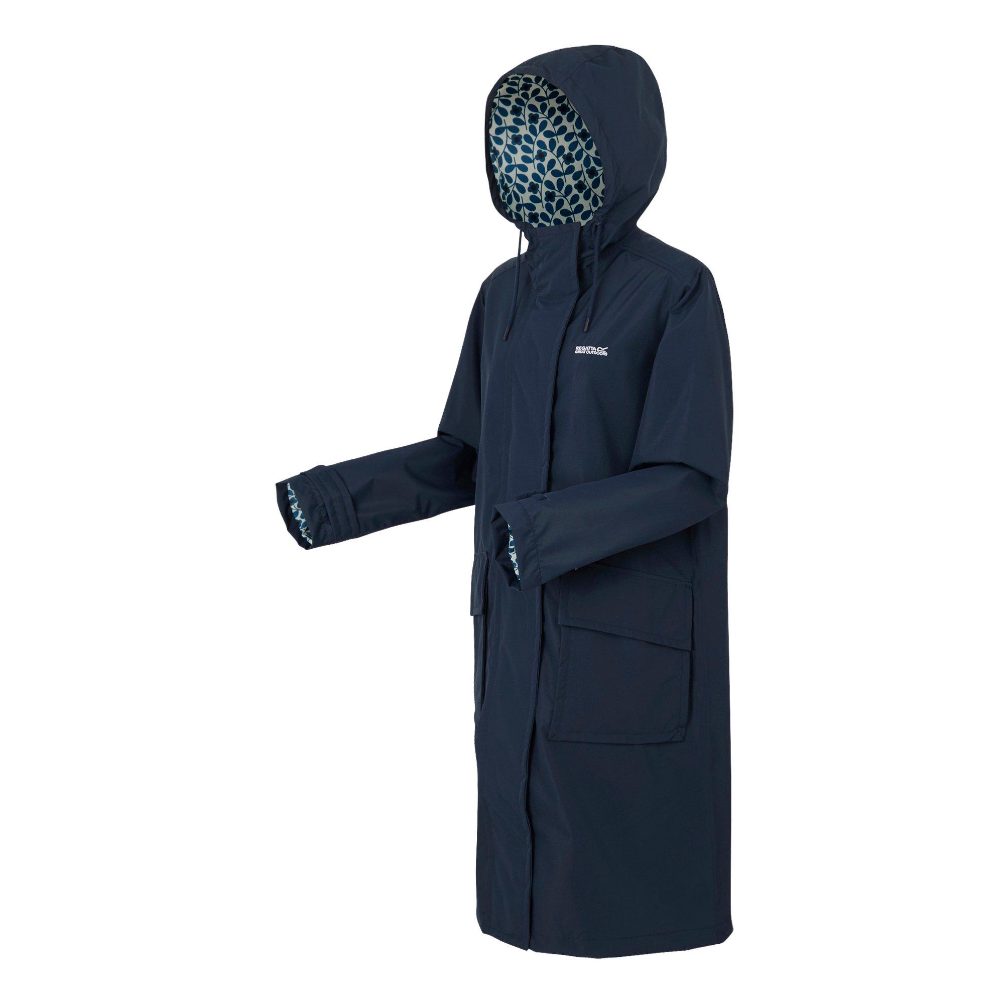 Navy (Jasmine F - Regatta - Women's Orla Kiely Waterproof Jacket - 11