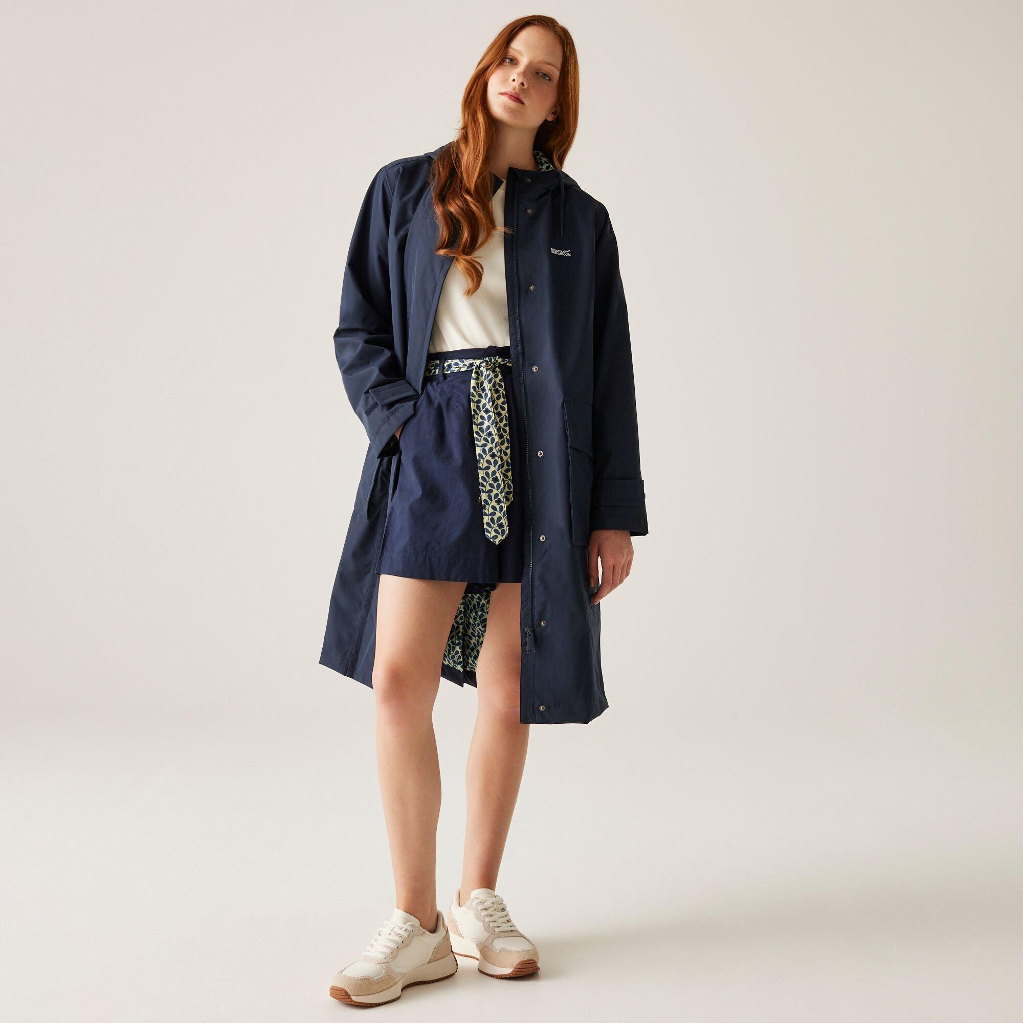 Navy (Jasmine F - Regatta - Women's Orla Kiely Waterproof Jacket - 3