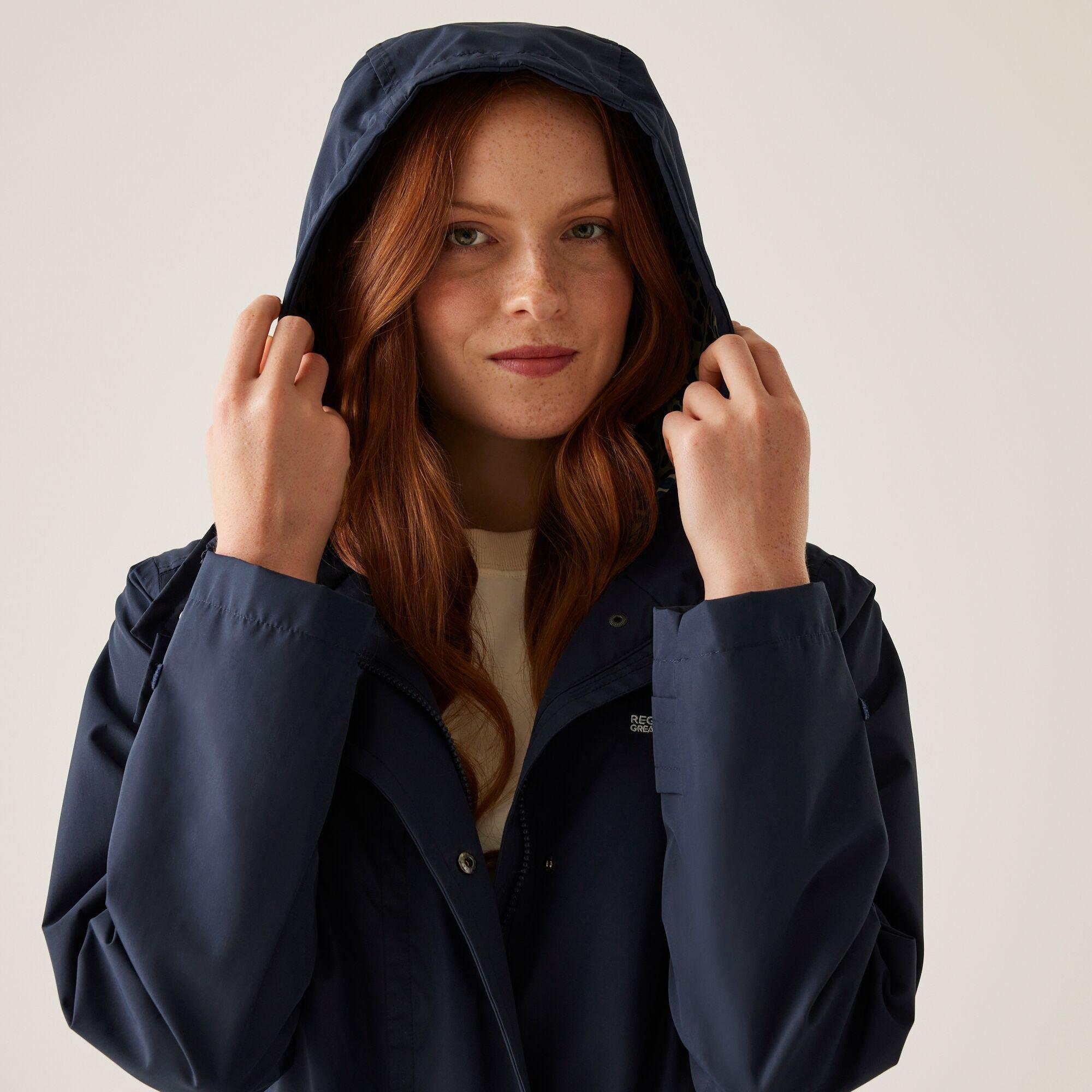 Navy (Jasmine F - Regatta - Women's Orla Kiely Waterproof Jacket - 7