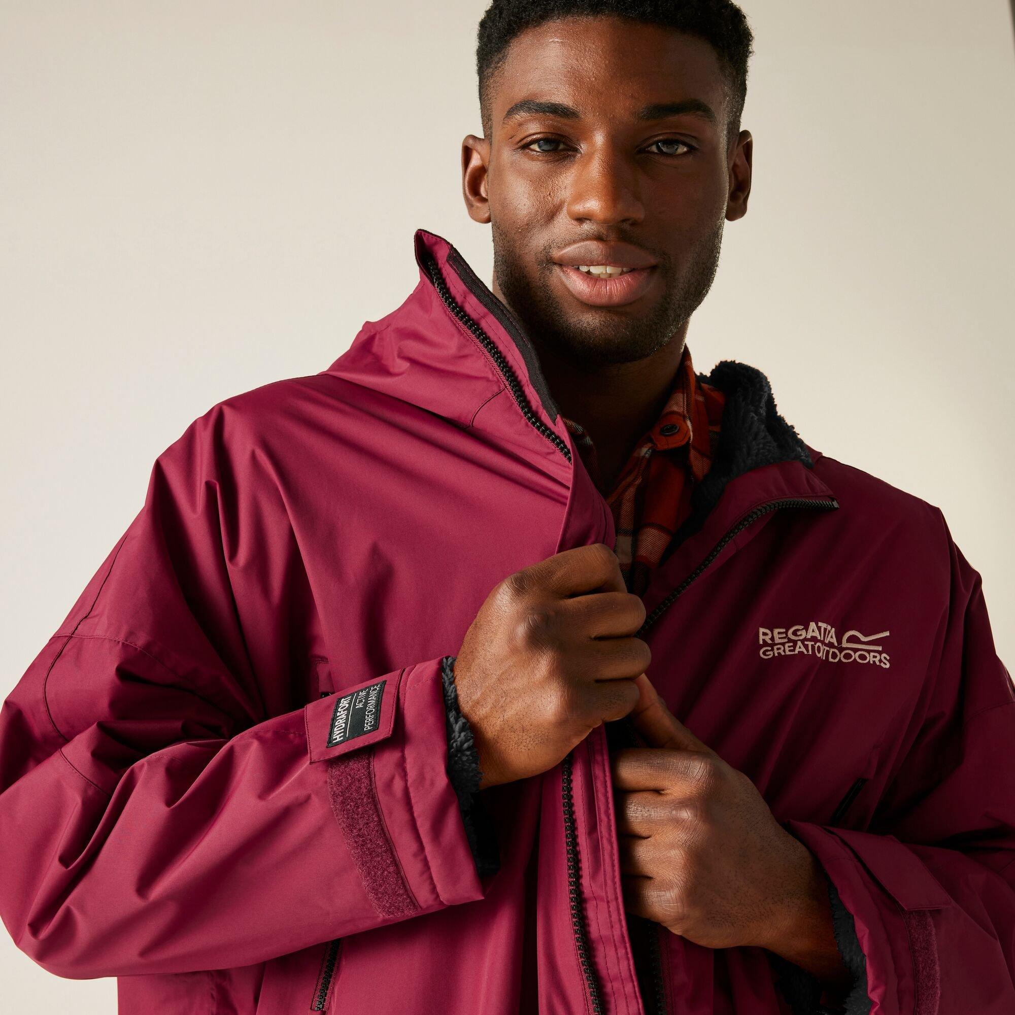 Regatta Women's Waterproof Windproof Changing Robe - Dark Maroon - L/XL