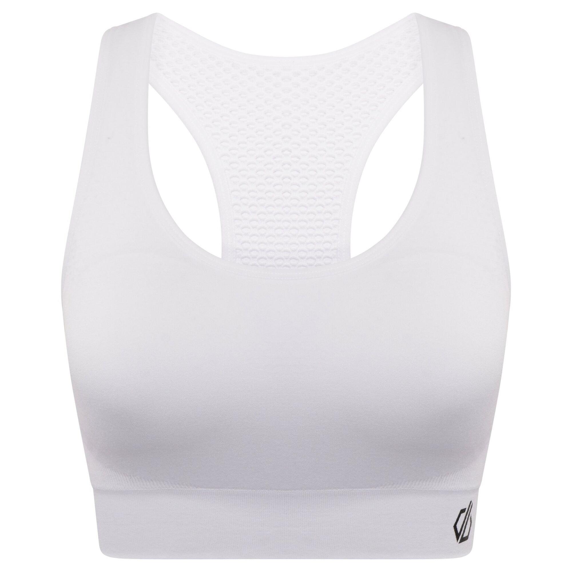 White - Dare 2b - Womens Dont Sweat It II Sports Bra - 7