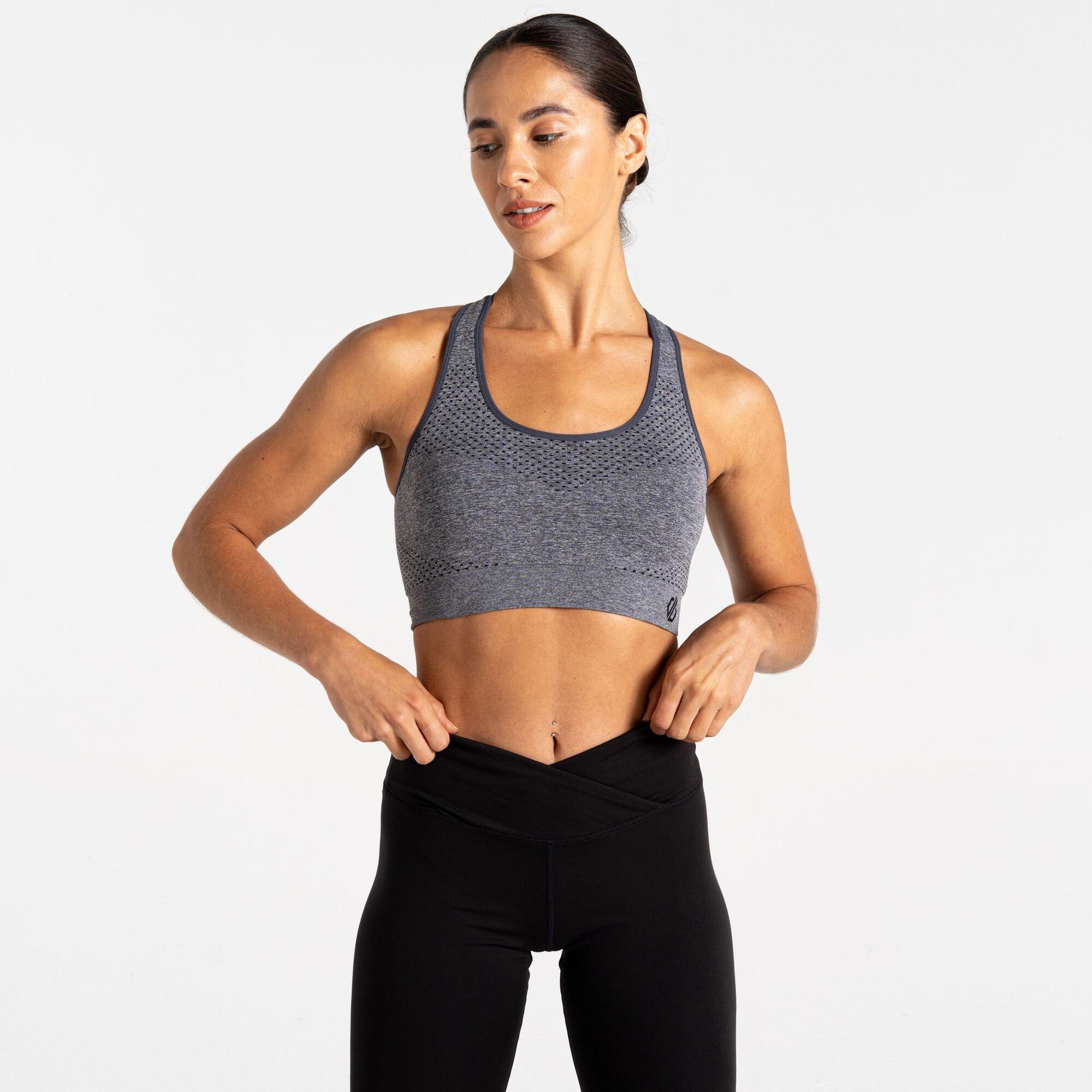 Dare2b Women's Don't Sweat It III Sports Running Bra, Quick Dry Antibacterial Gym Bra - Image 3