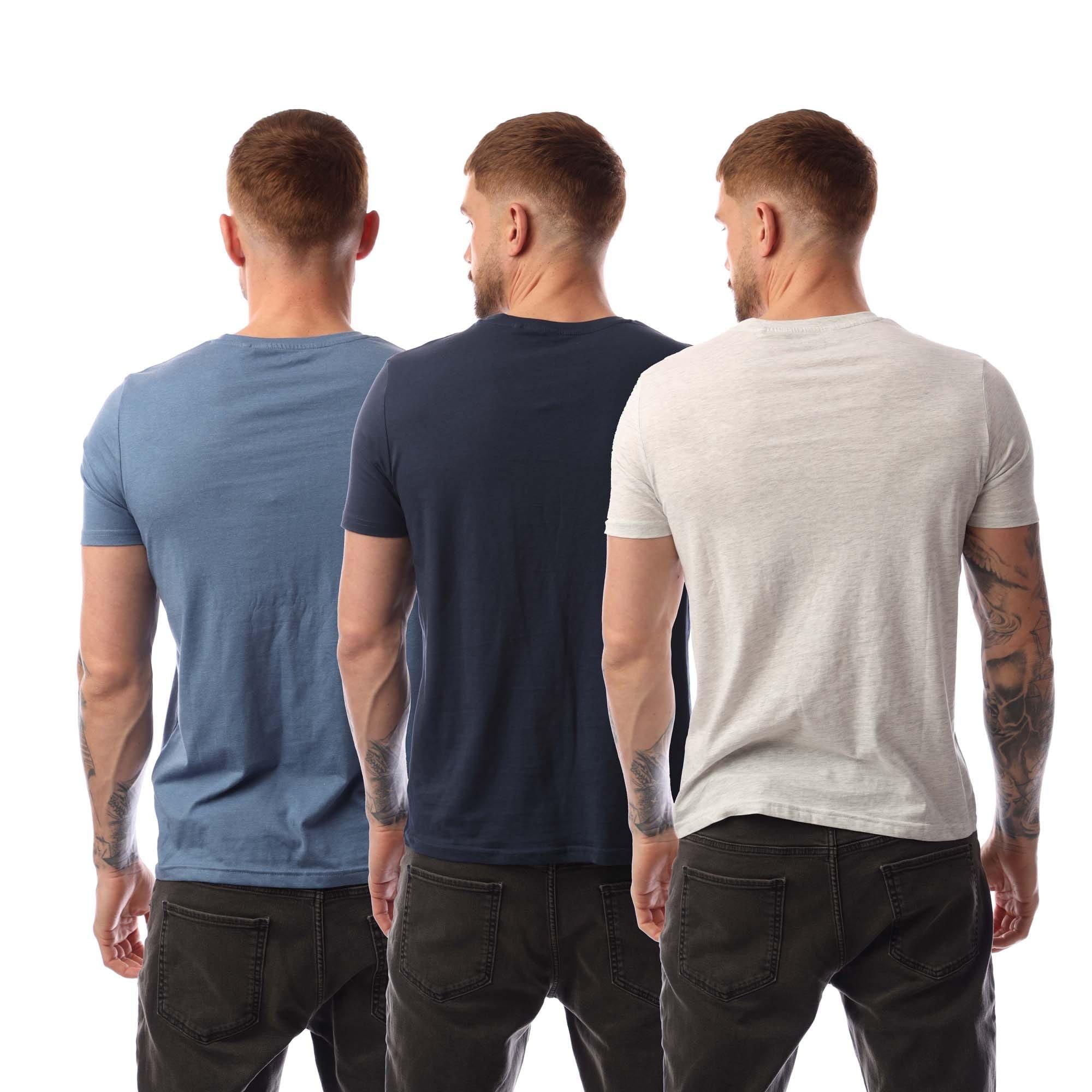 Blue Cream - Bench - Bognor 3 Pack T-Shirt - 2