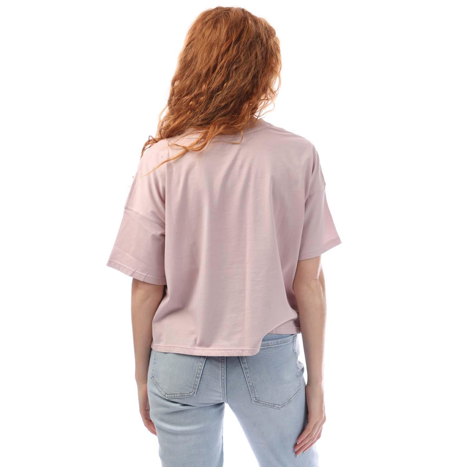 White Silver - DKNY - Foil Rhinestone Logo T-Shirt - 3