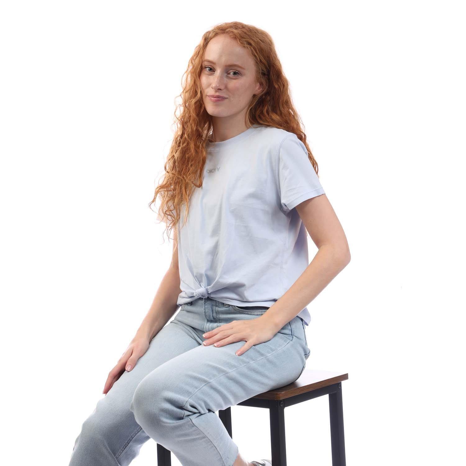 Grey - DKNY - Mini Stud Logo Sports T-Shirt - 4