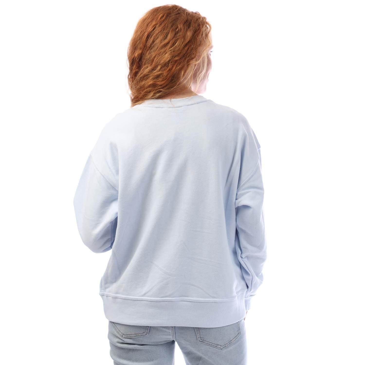 Silver - DKNY - Sequin Logo Sweatshirt - 4