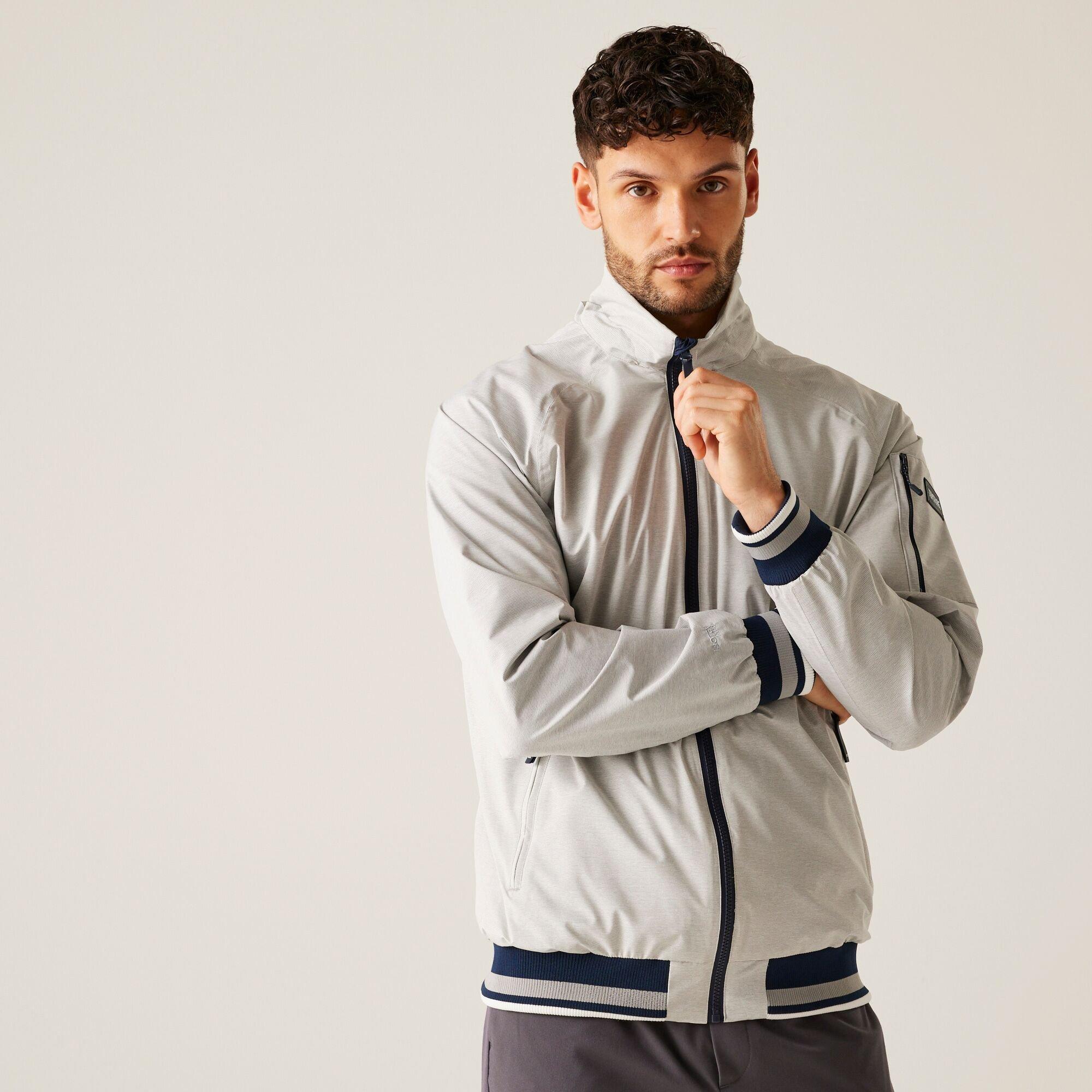 Regatta Men's Shorebay Iii Waterproof Jacket - Silver Grey Lin - L