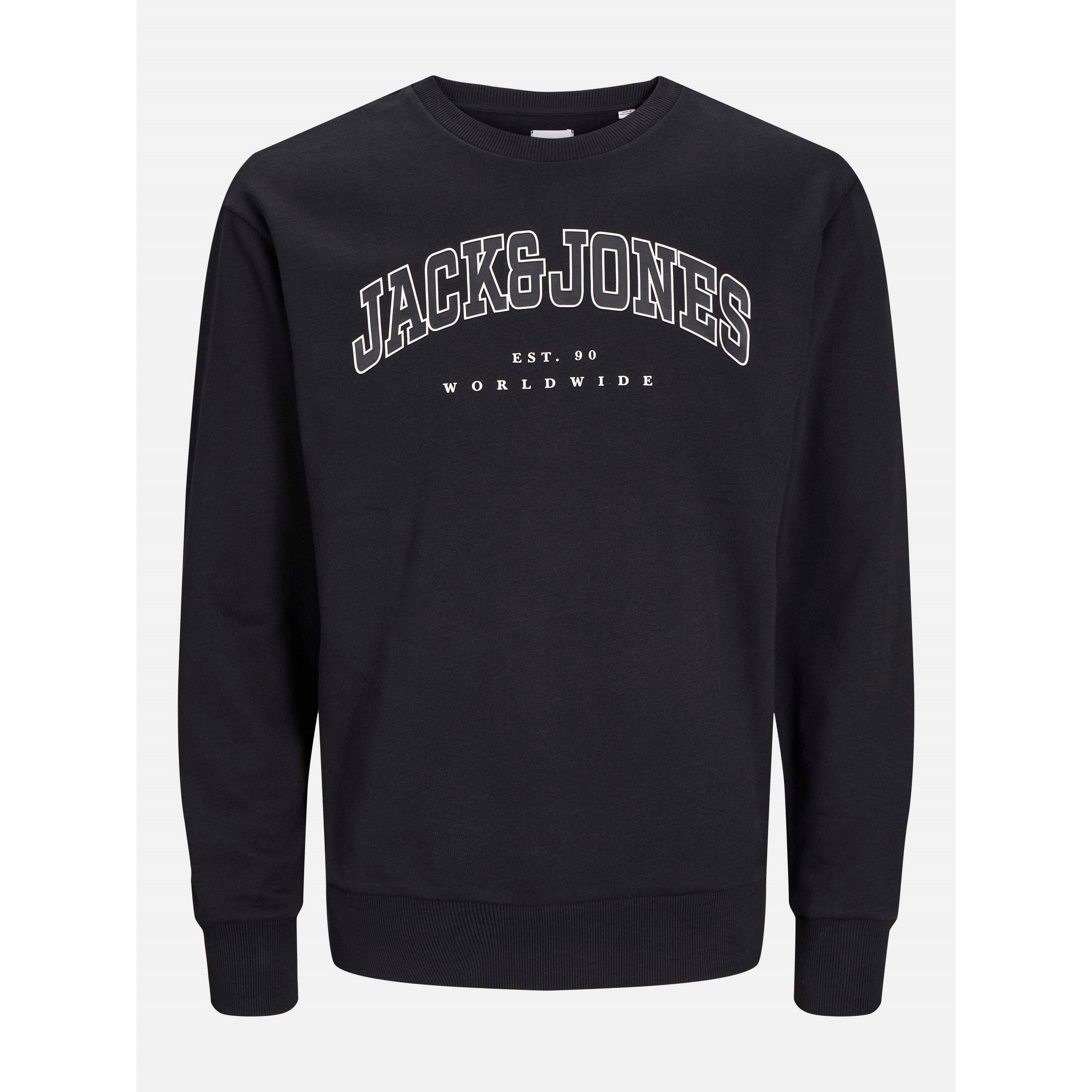 Schwarz - Jack and Jones - Caleb Varsity Crew Sweat Infant - 1