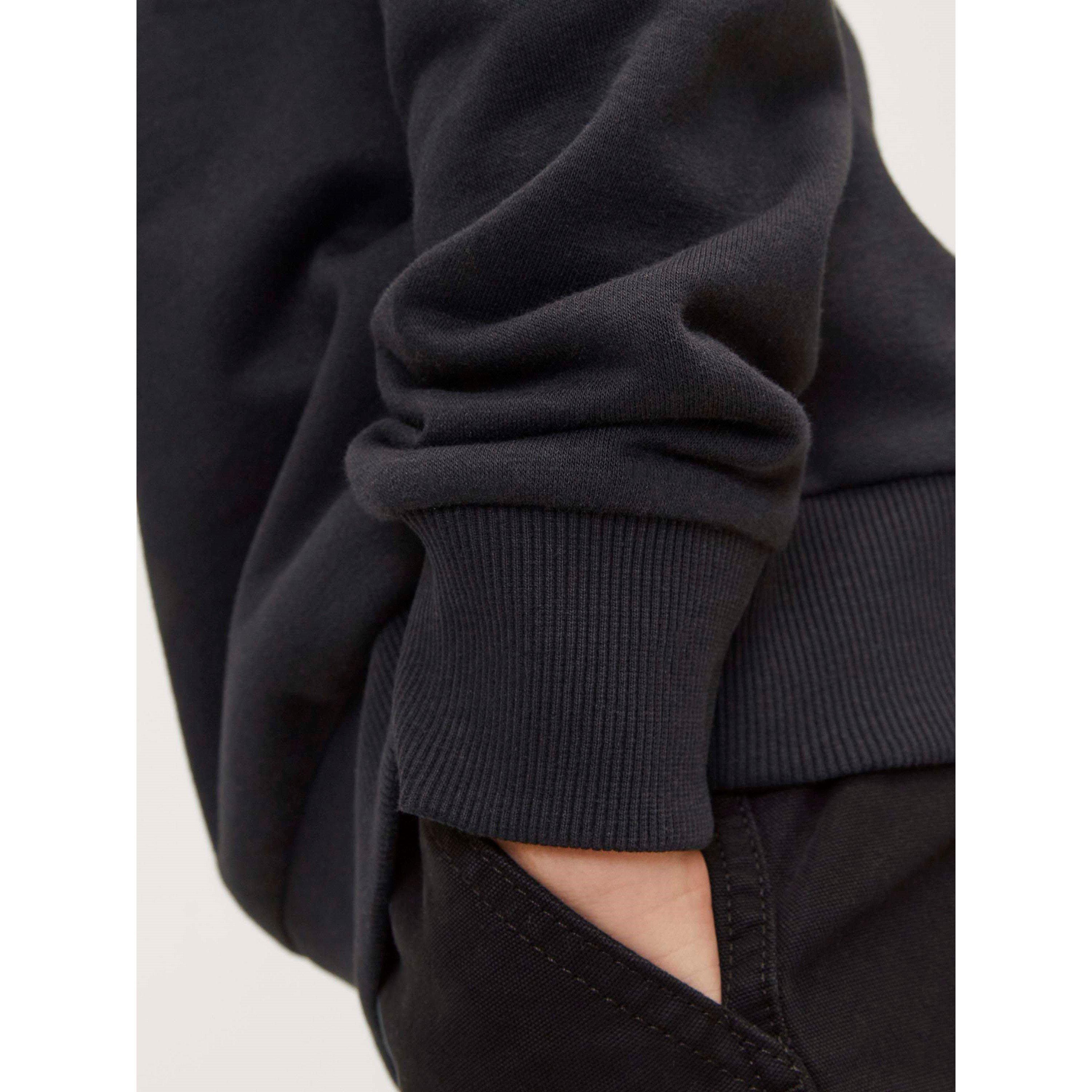 Crna - Jack and Jones - Caleb Varsity Crew Sweat Infant - 4