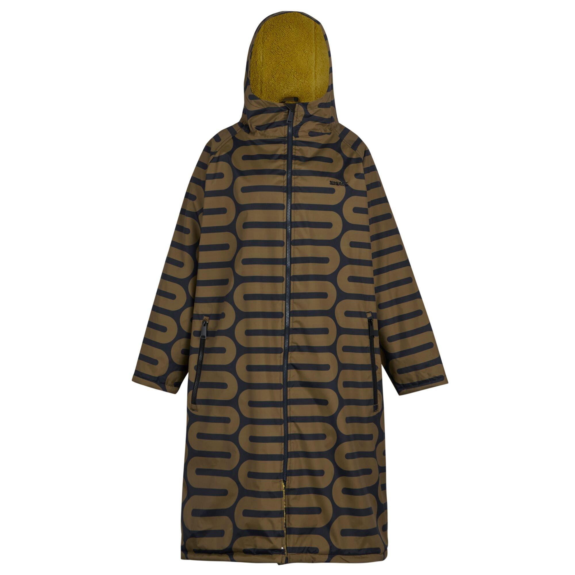 Green - Regatta - Women's Orla Waterproof Quick-Drying Fleece-Lined Changing Robe - 8