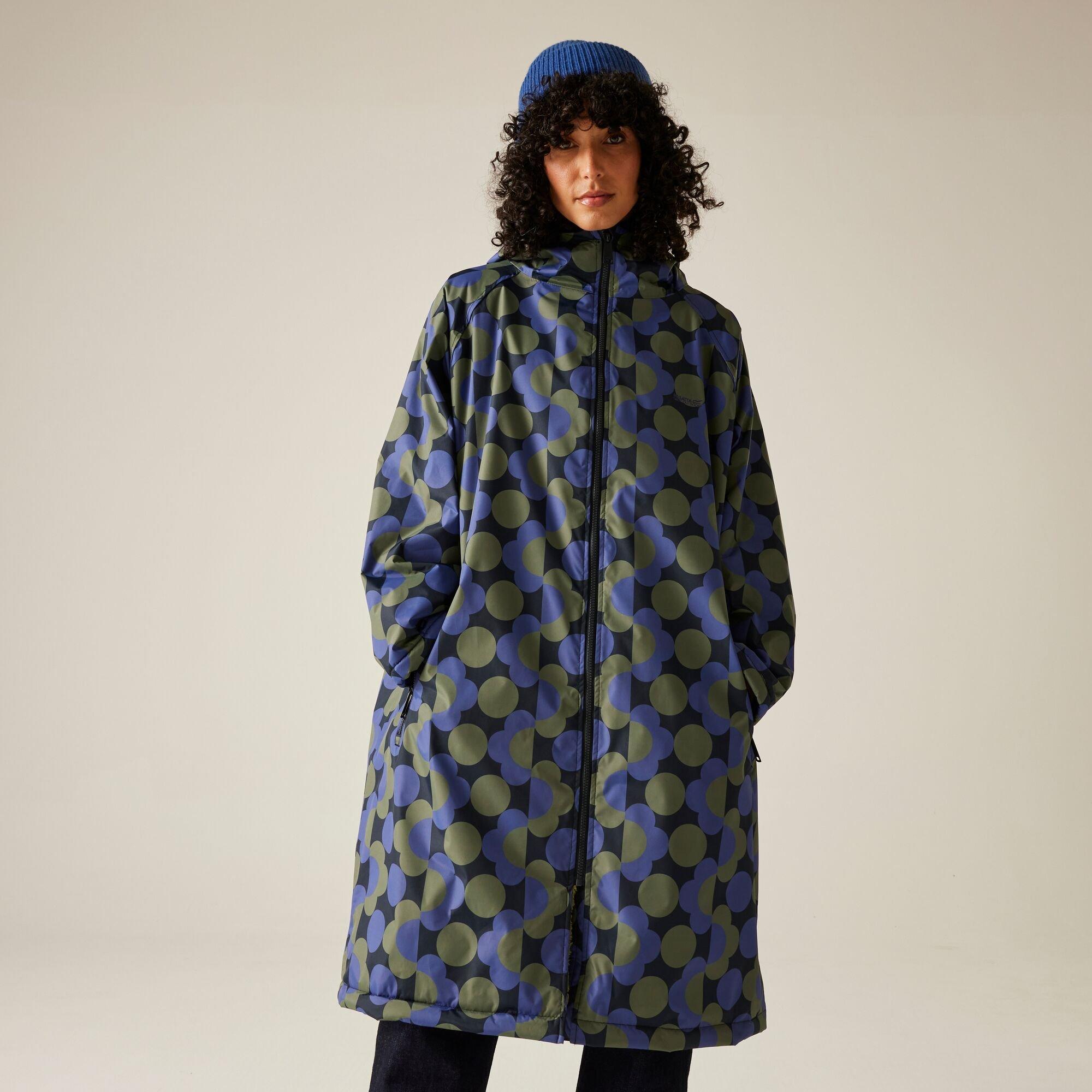 Blue - Regatta - Women's Orla Waterproof Quick-Drying Fleece-Lined Changing Robe - 6