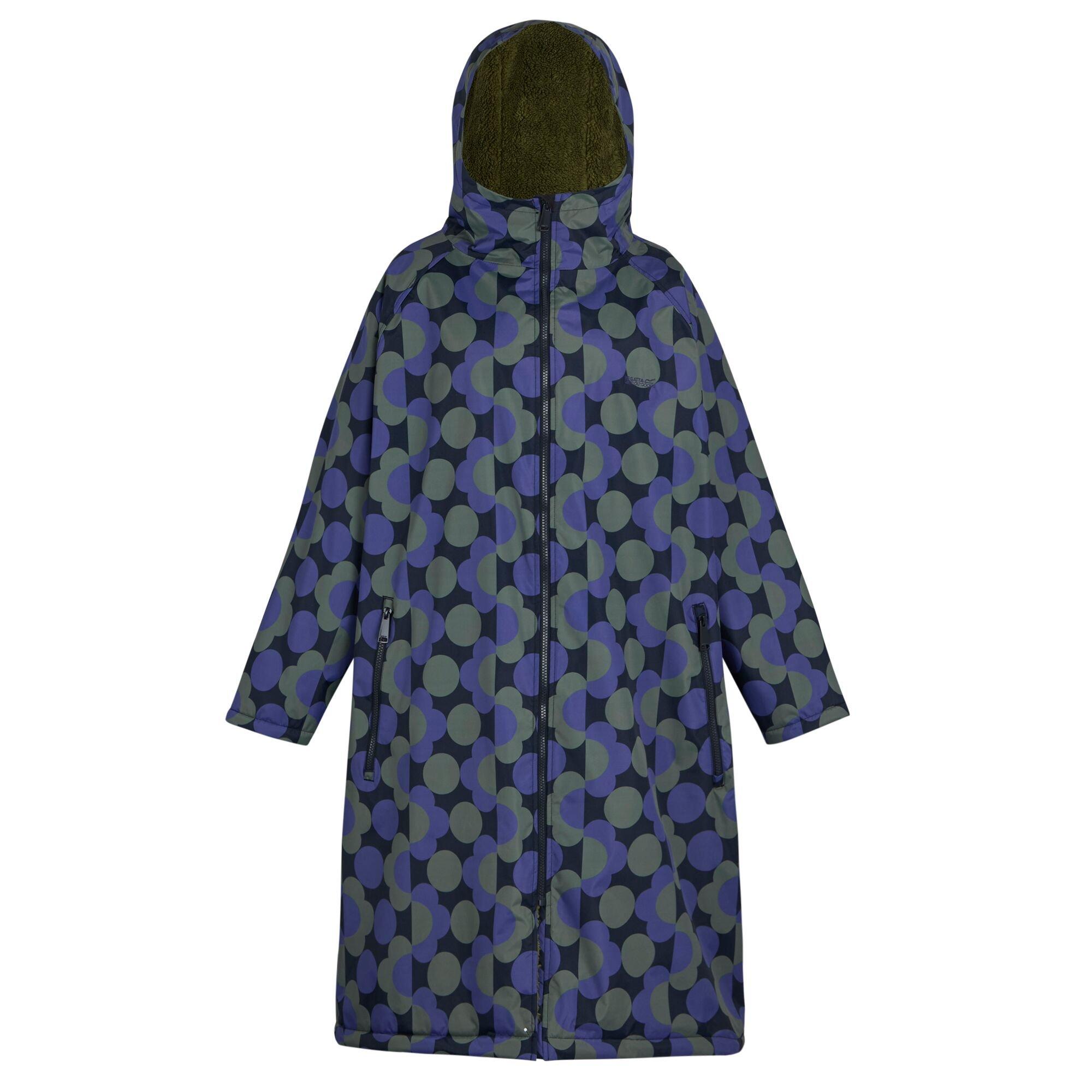 Blue - Regatta - Women's Orla Waterproof Quick-Drying Fleece-Lined Changing Robe - 9