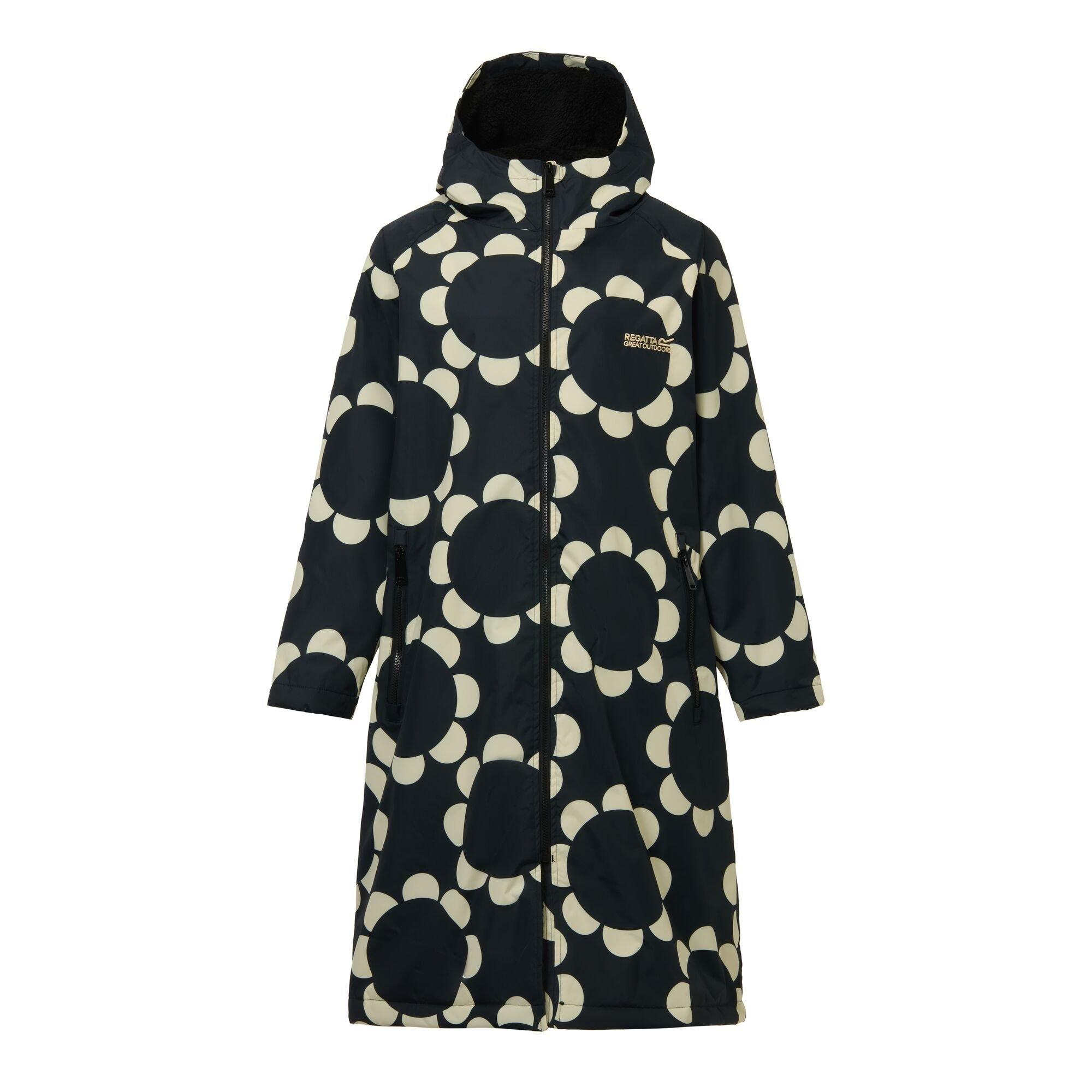Daisy Hoop Blac - Regatta - Womens Orla Waterproof Changing Robe - 10