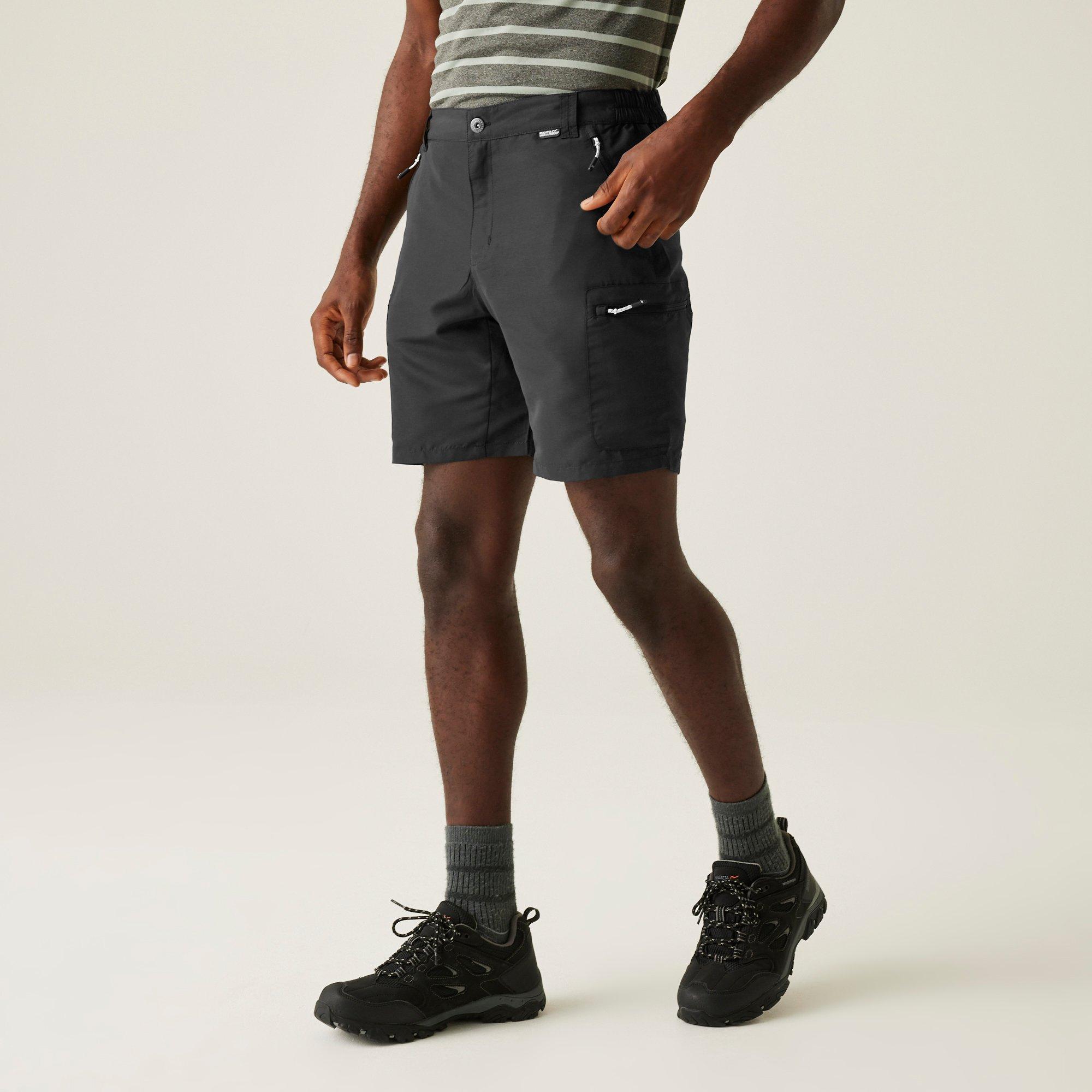 Regatta Men's Leesville Iii Water-Repellent Shorts - Ash - 44