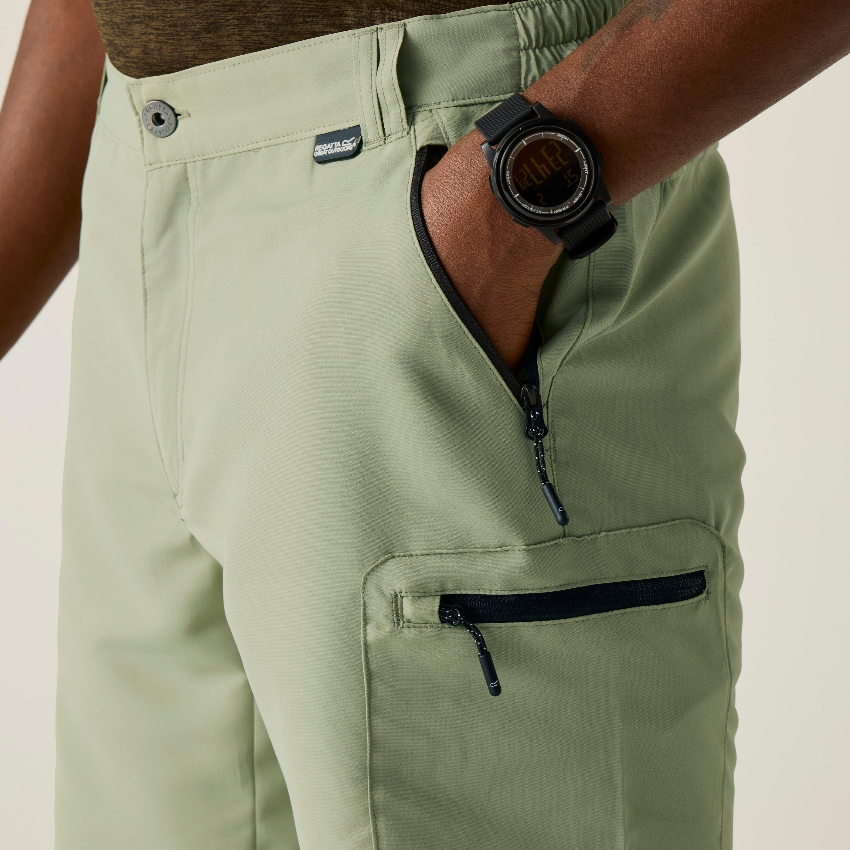 Light Sage - Regatta - Mens Leesville III Water-Repellent Shorts - 4