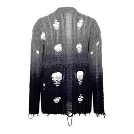 Off White Men's Punk Degradé High-Quality Mohair Blend Cardigan
