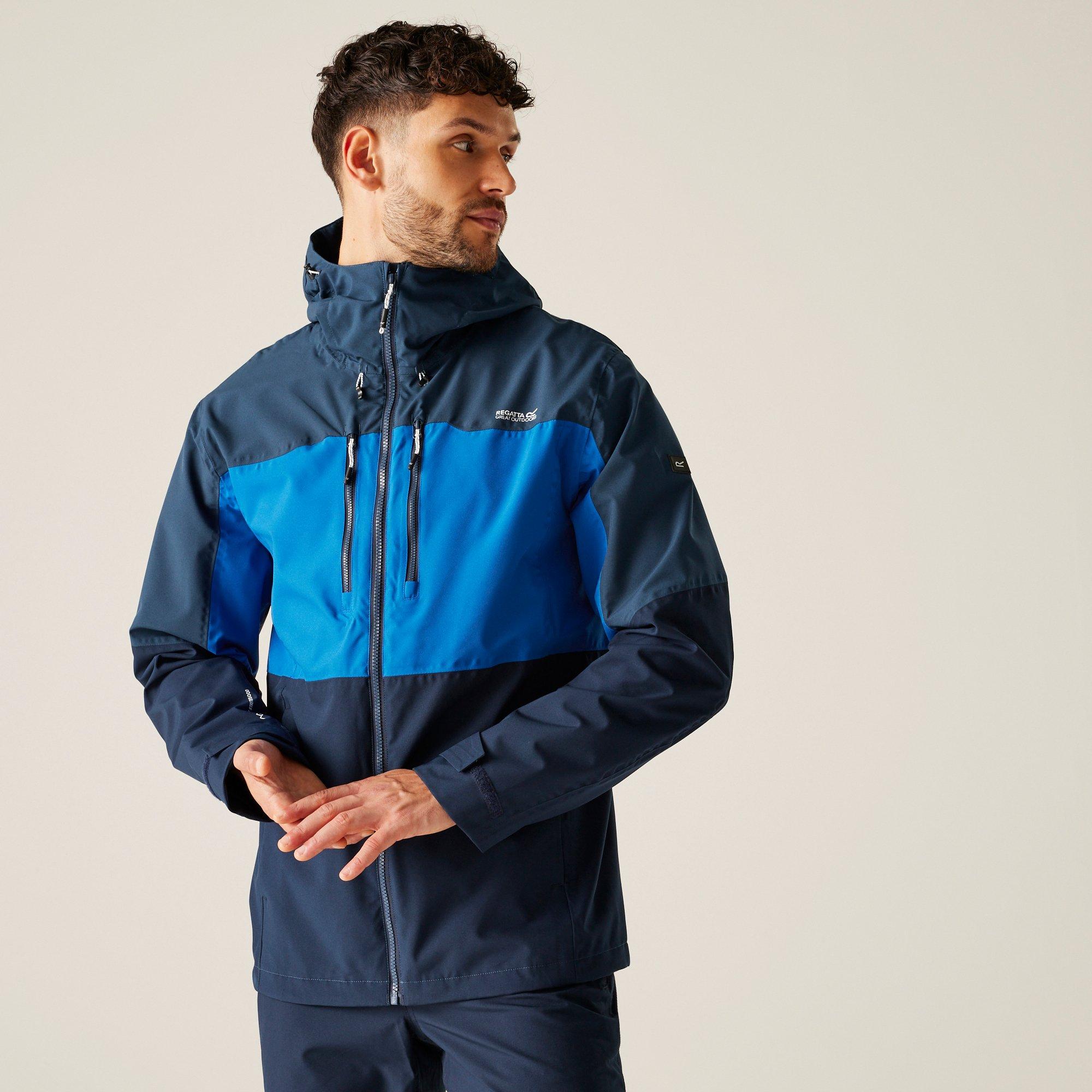 Olympian Blue/M - Regatta - Men's Maland II Waterproof Breathable Stretch Jacket - 1