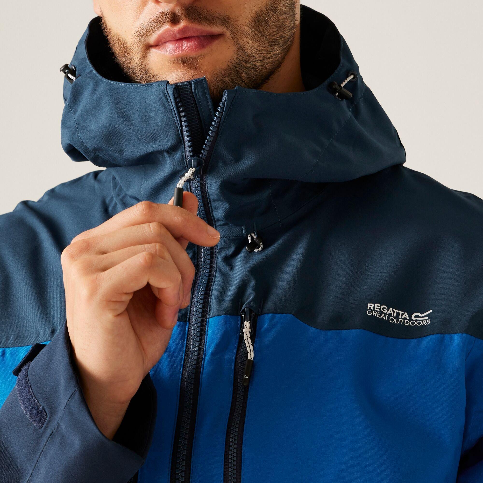 Olympian Blue/M - Regatta - Men's Maland II Waterproof Breathable Stretch Jacket - 5