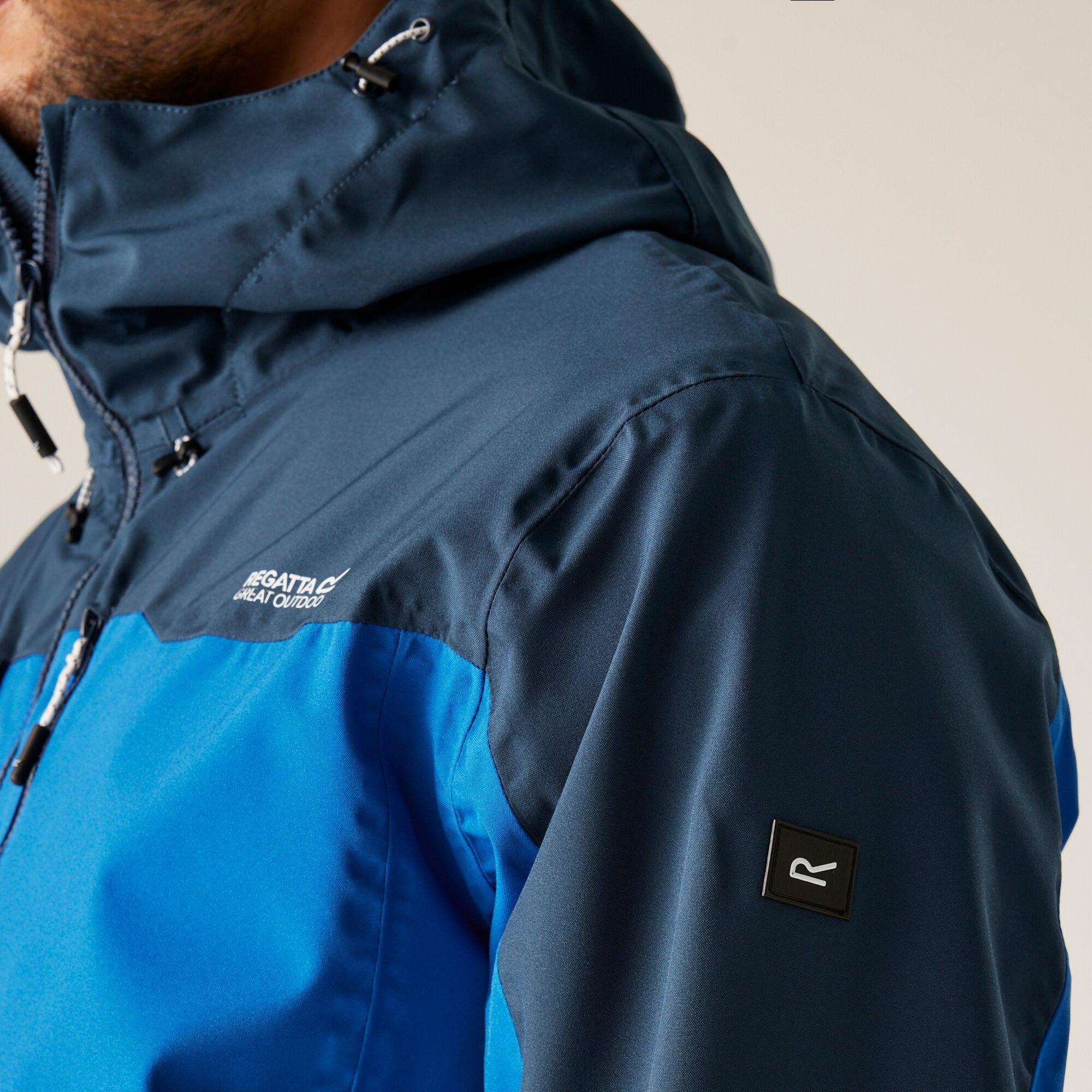 Olympian Blue/M - Regatta - Men's Maland II Waterproof Breathable Stretch Jacket - 6