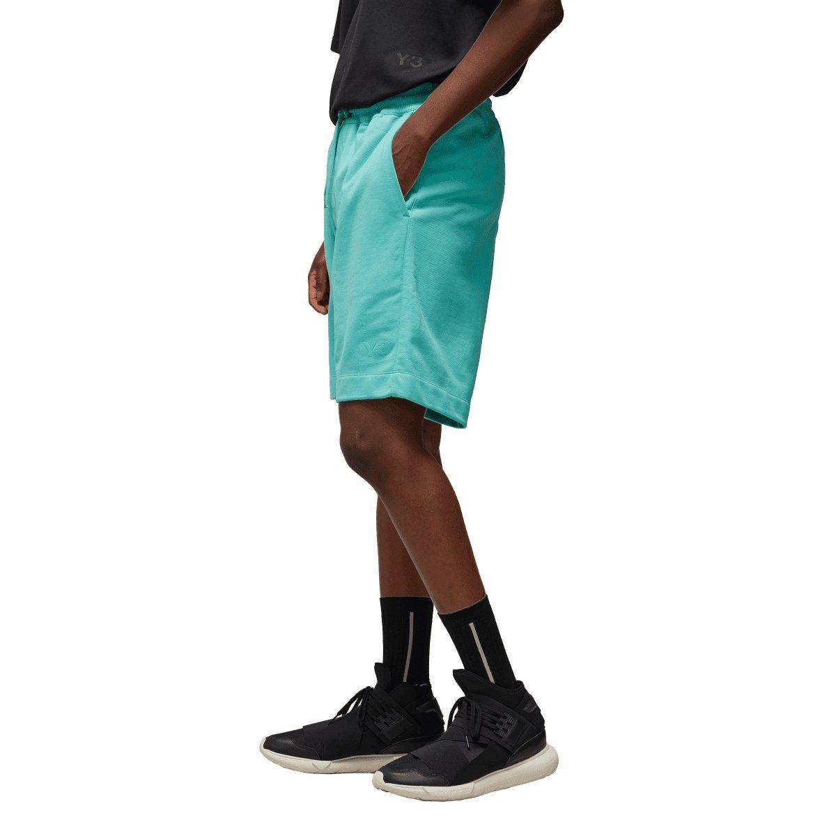 Teal - Y3 - French Terry Shorts - 4