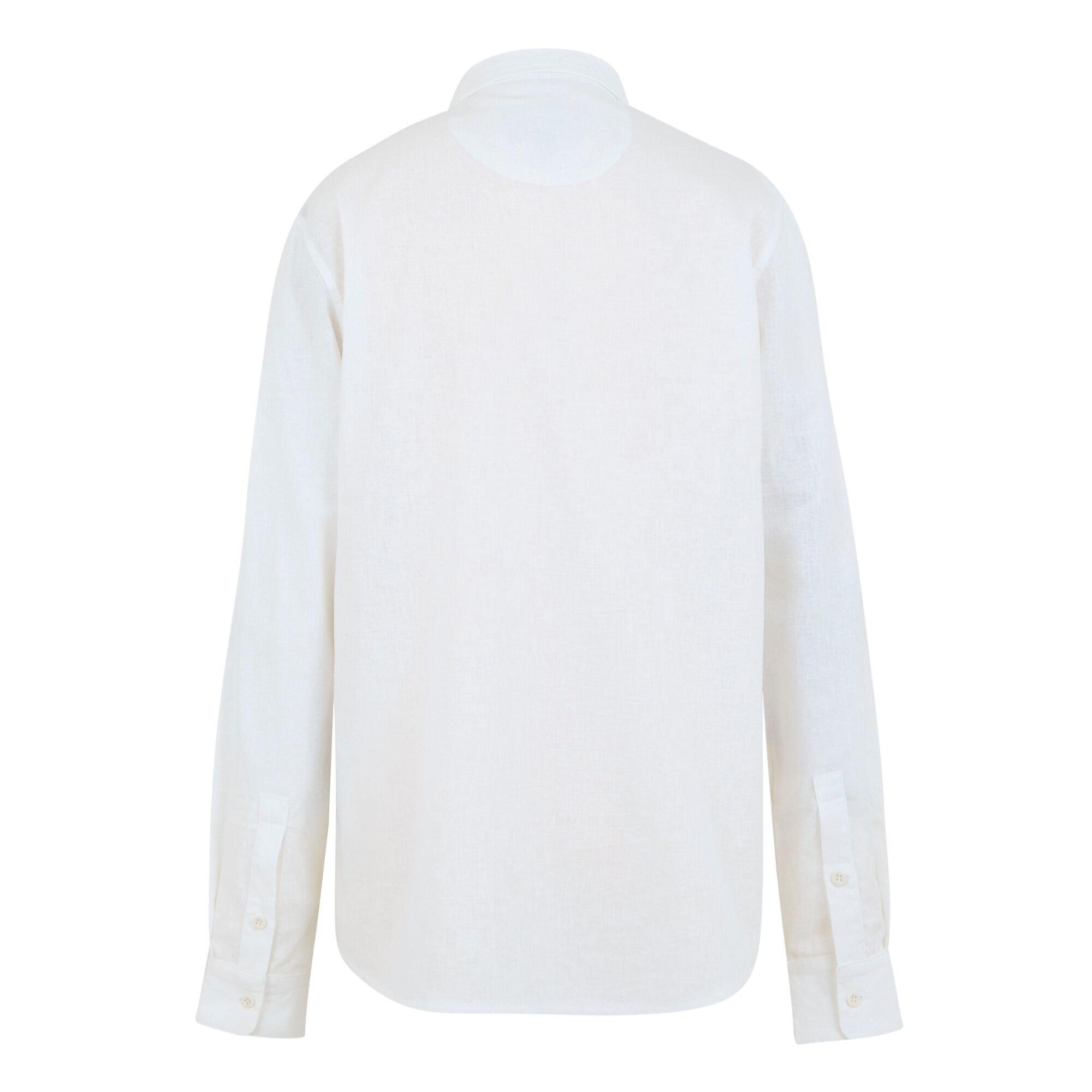 White - Regatta - Men's Loran Long-Sleeve Plain Shirt - 6